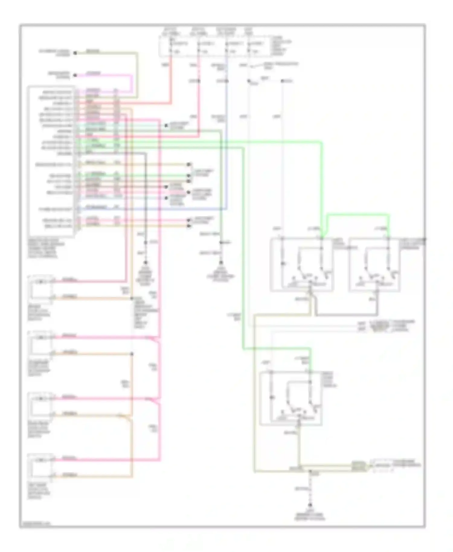 Wiring diagram computer data lines system for Dodge Neon II (1999-2005) (2 of 4)