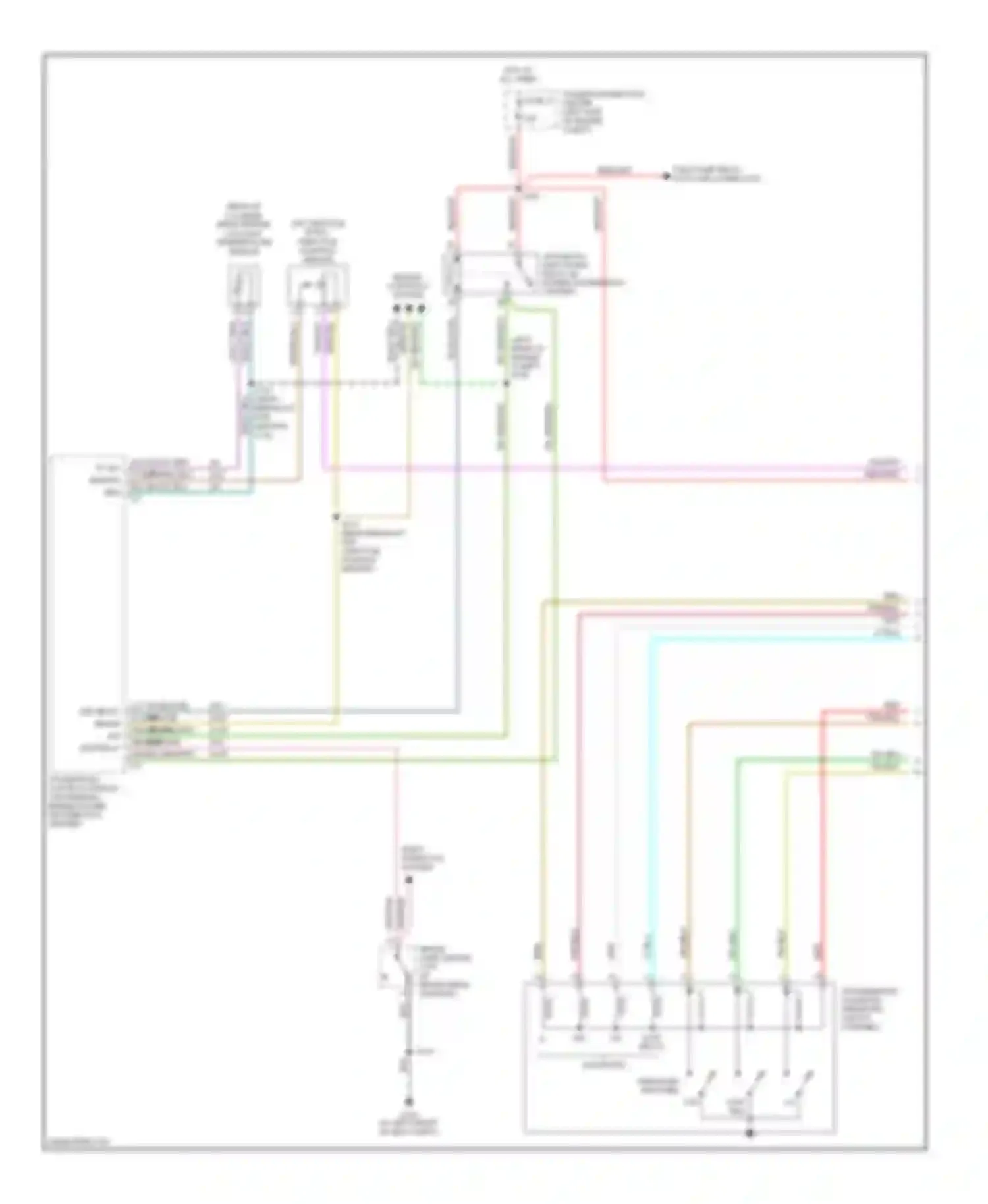 Wiring diagram org/dk blu for Dodge Neon II (1999-2005) (1 of 6)