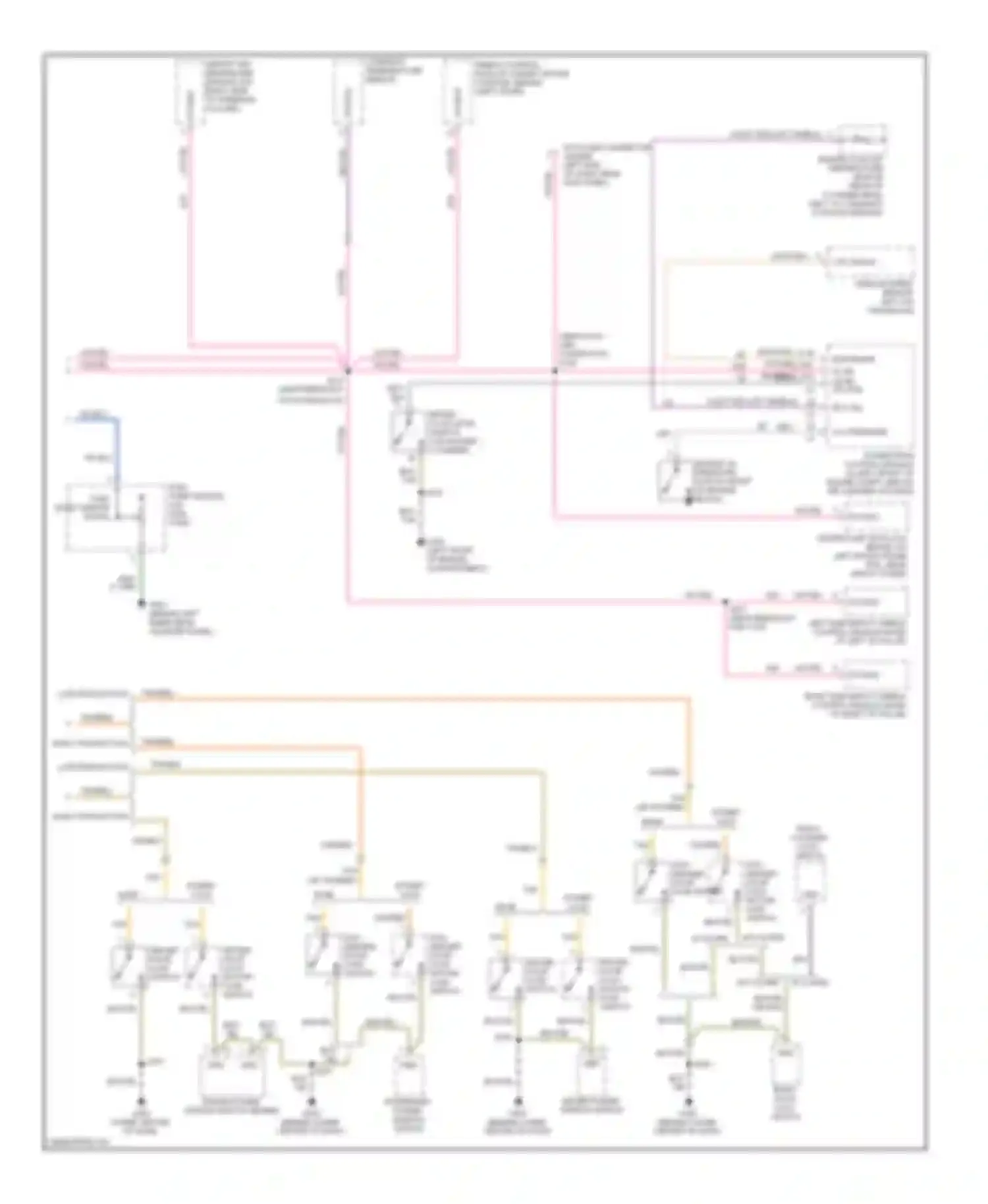 Wiring diagram wht/org for Dodge Neon II (1999-2005) (1 of 5)