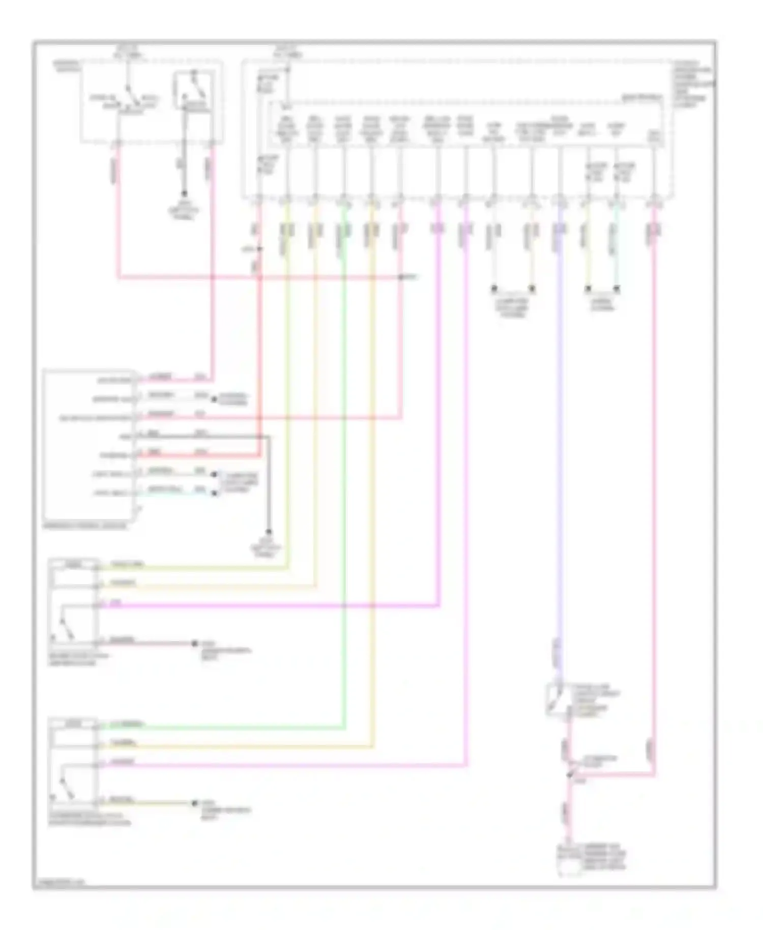 Nitro Dodge I (2006-2011): Anti-theft circuit (1 of 2)