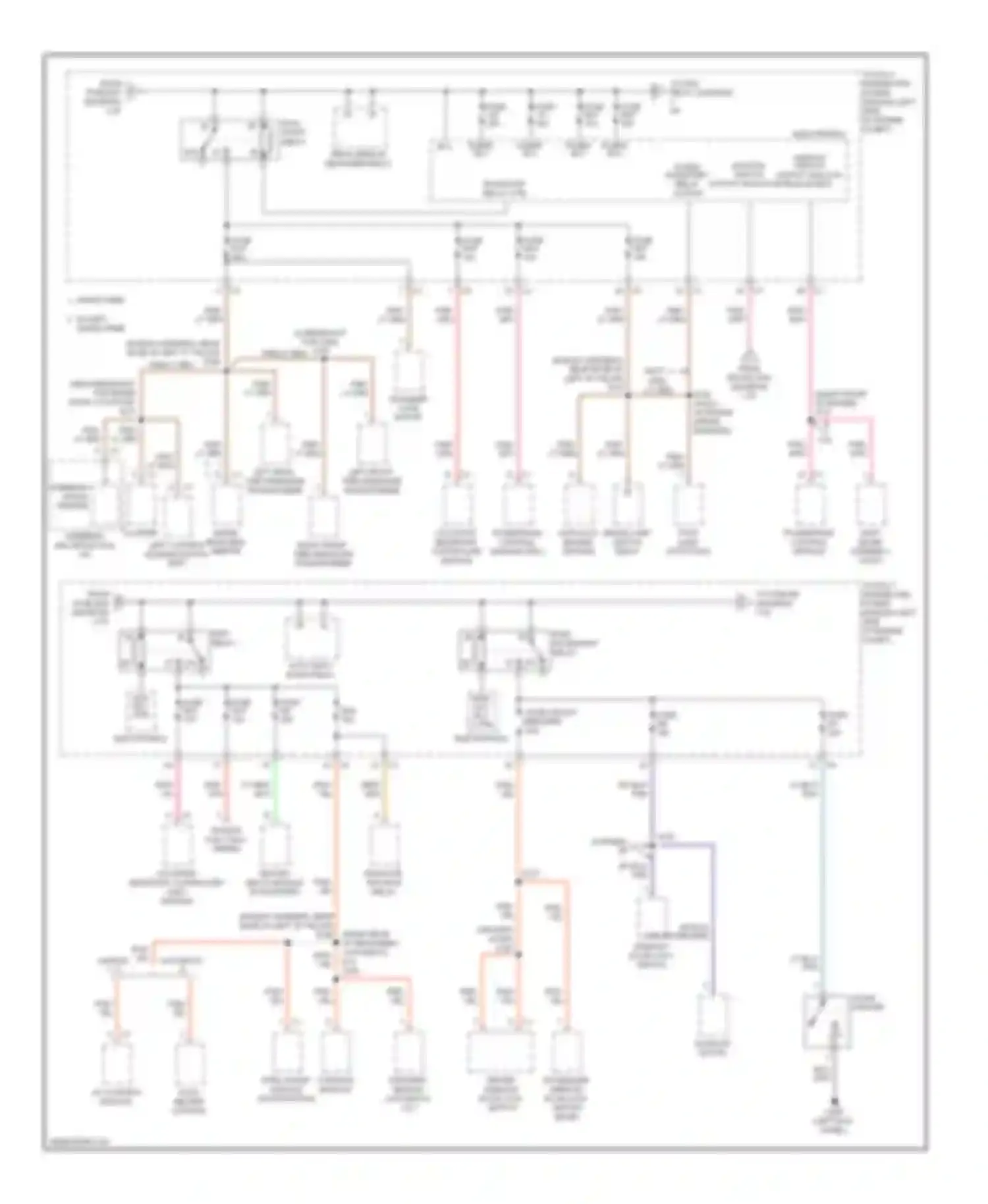 Nitro Dodge I (2006-2011): Power distribution circuit (2 of 3)