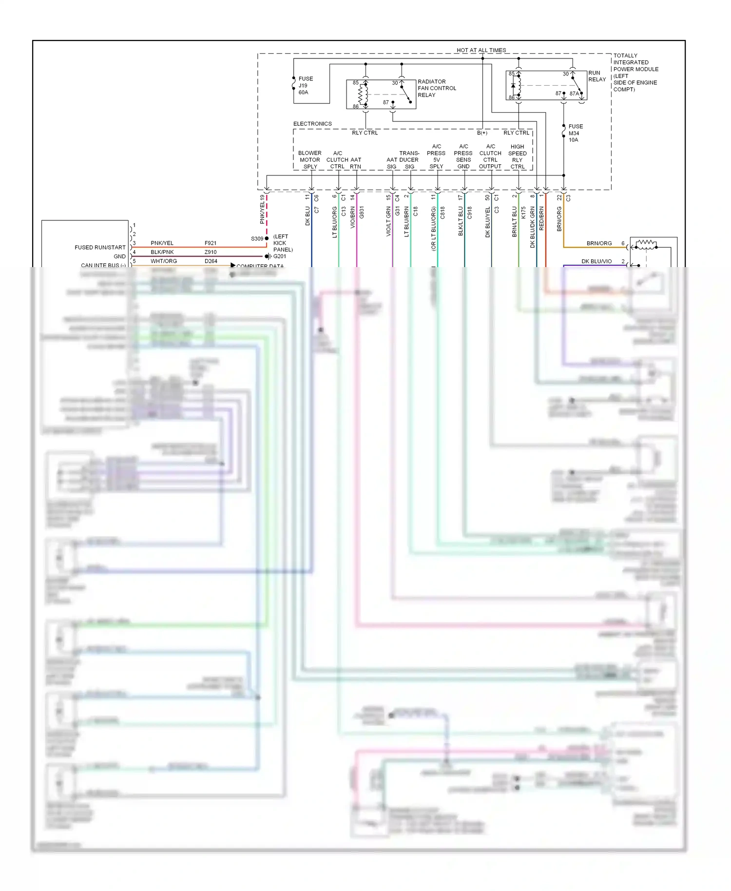 Dodge Nitro I (2006-2011) a/c clutch ctrl wiring diagram  (2 of 2)