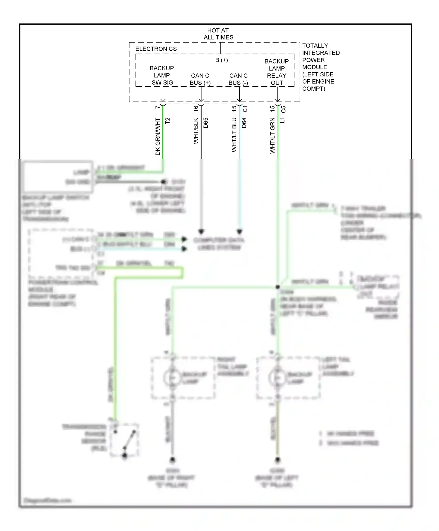 Dodge Nitro I (2006-2011) computer data lines system wiring diagram  (11 of 45)