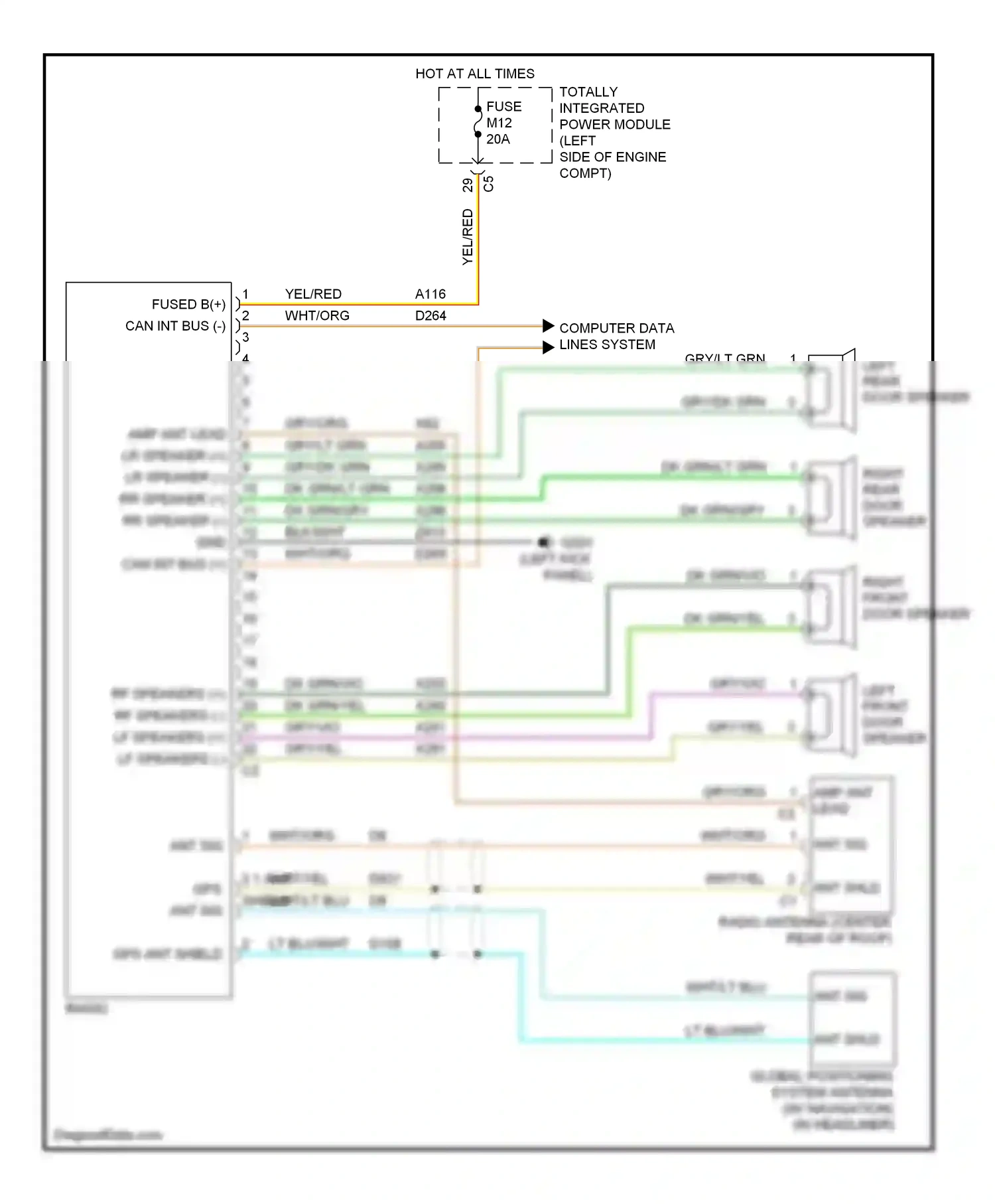 Dodge Nitro I (2006-2011) computer data lines system wiring diagram  (32 of 45)