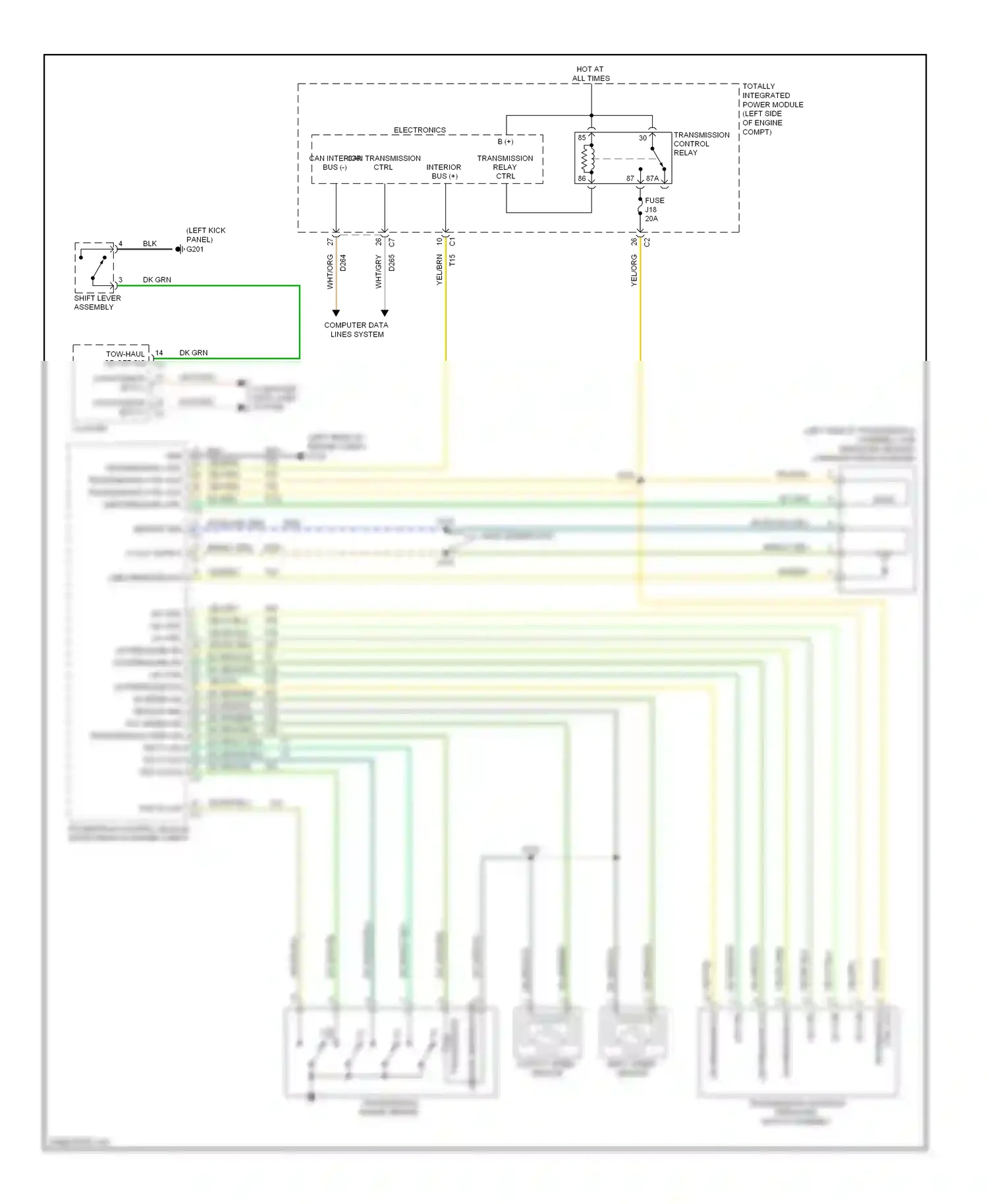 Dodge Nitro I (2006-2011) ctrl out wiring diagram  (1 of 1)