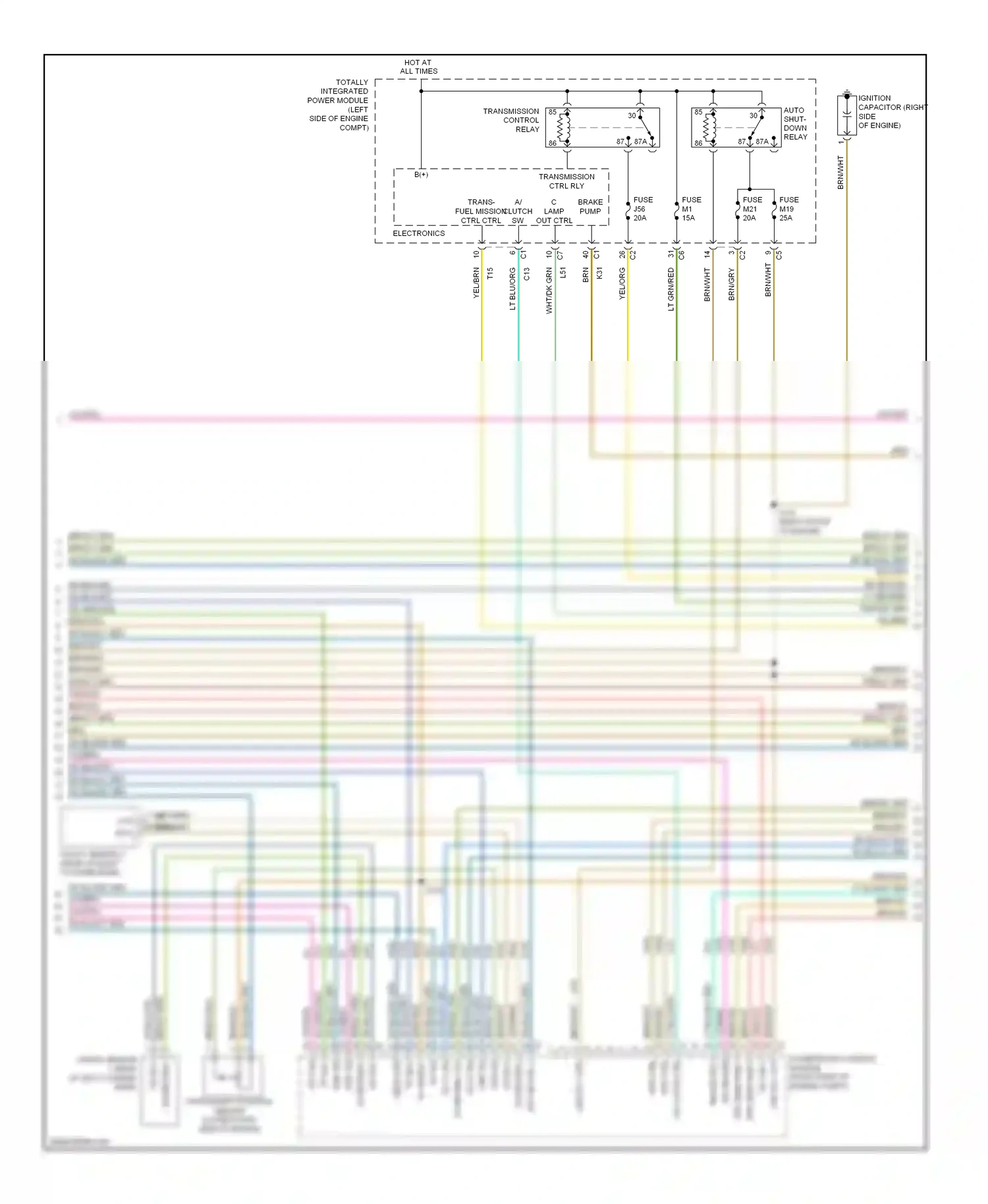 Dodge Nitro I (2006-2011) electronics wiring diagram  (10 of 35)