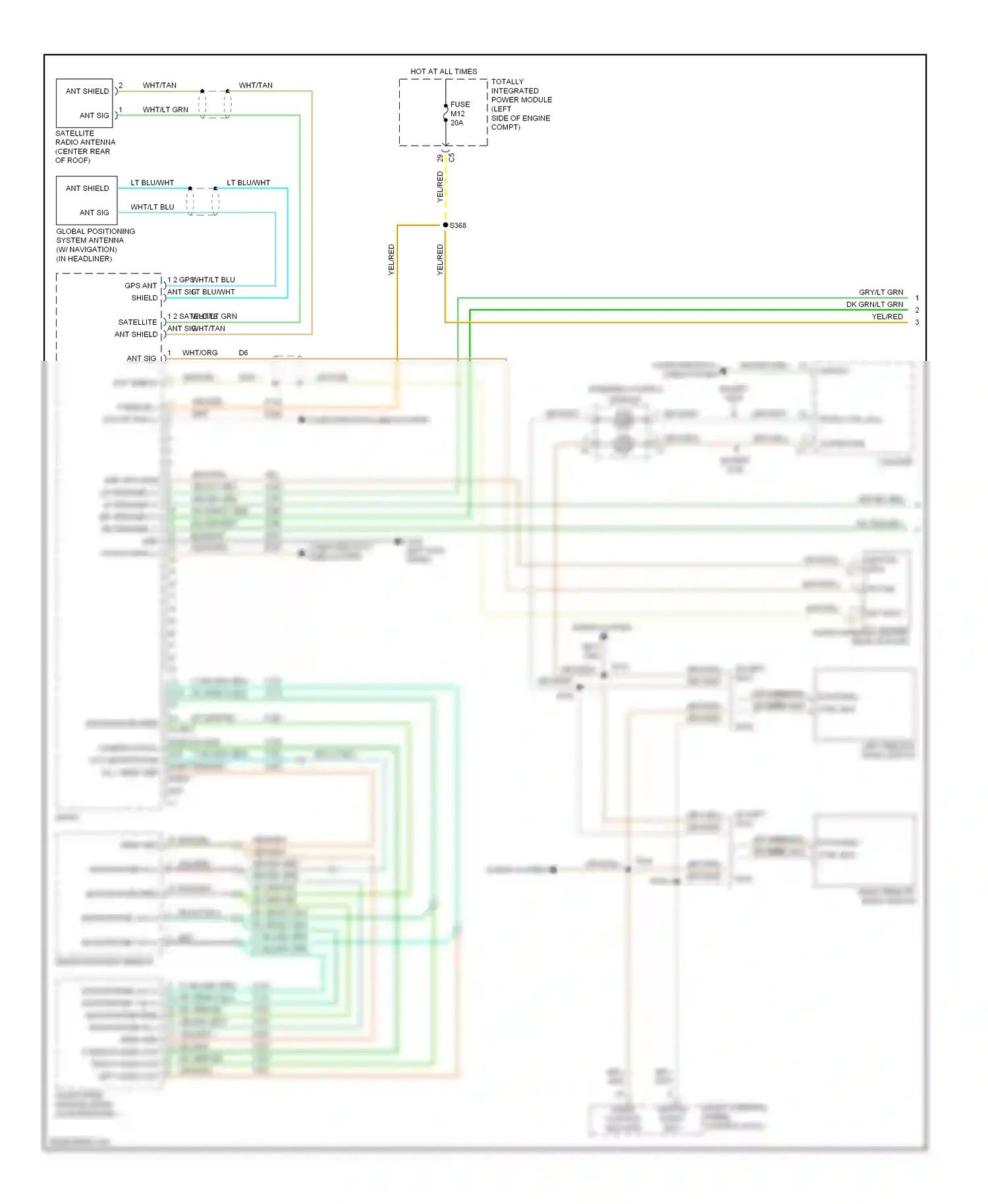 Dodge Nitro I (2006-2011) (left kick panel) wiring diagram  (26 of 32)