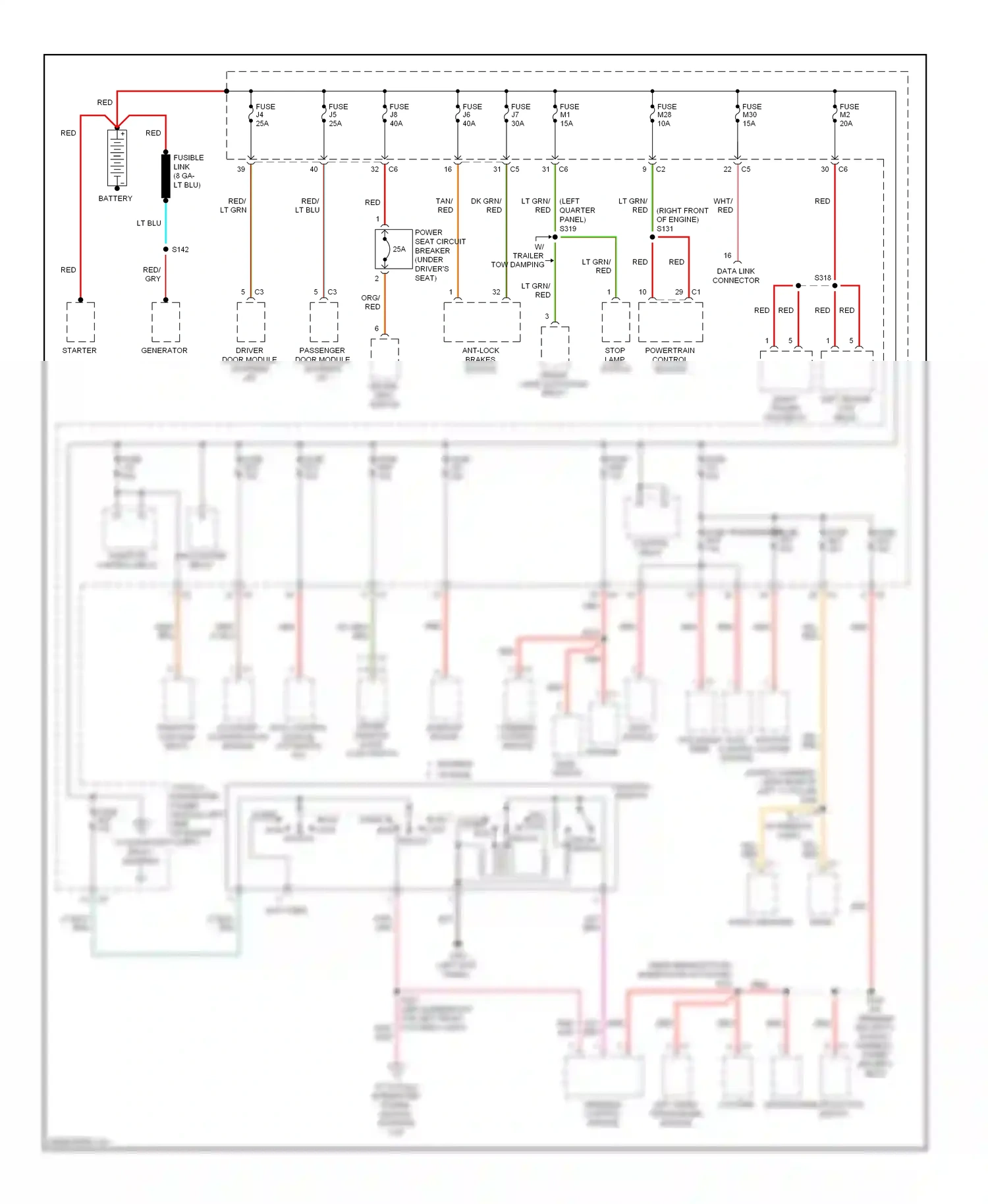 Dodge Nitro I (2006-2011) powertrain control module wiring diagram  (3 of 3)