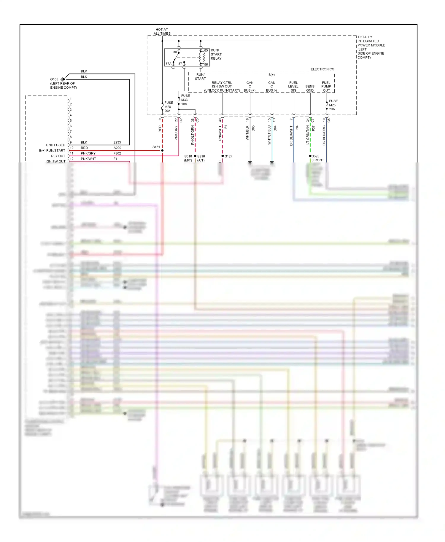 Dodge Nitro I (2006-2011) red wiring diagram  (10 of 30)