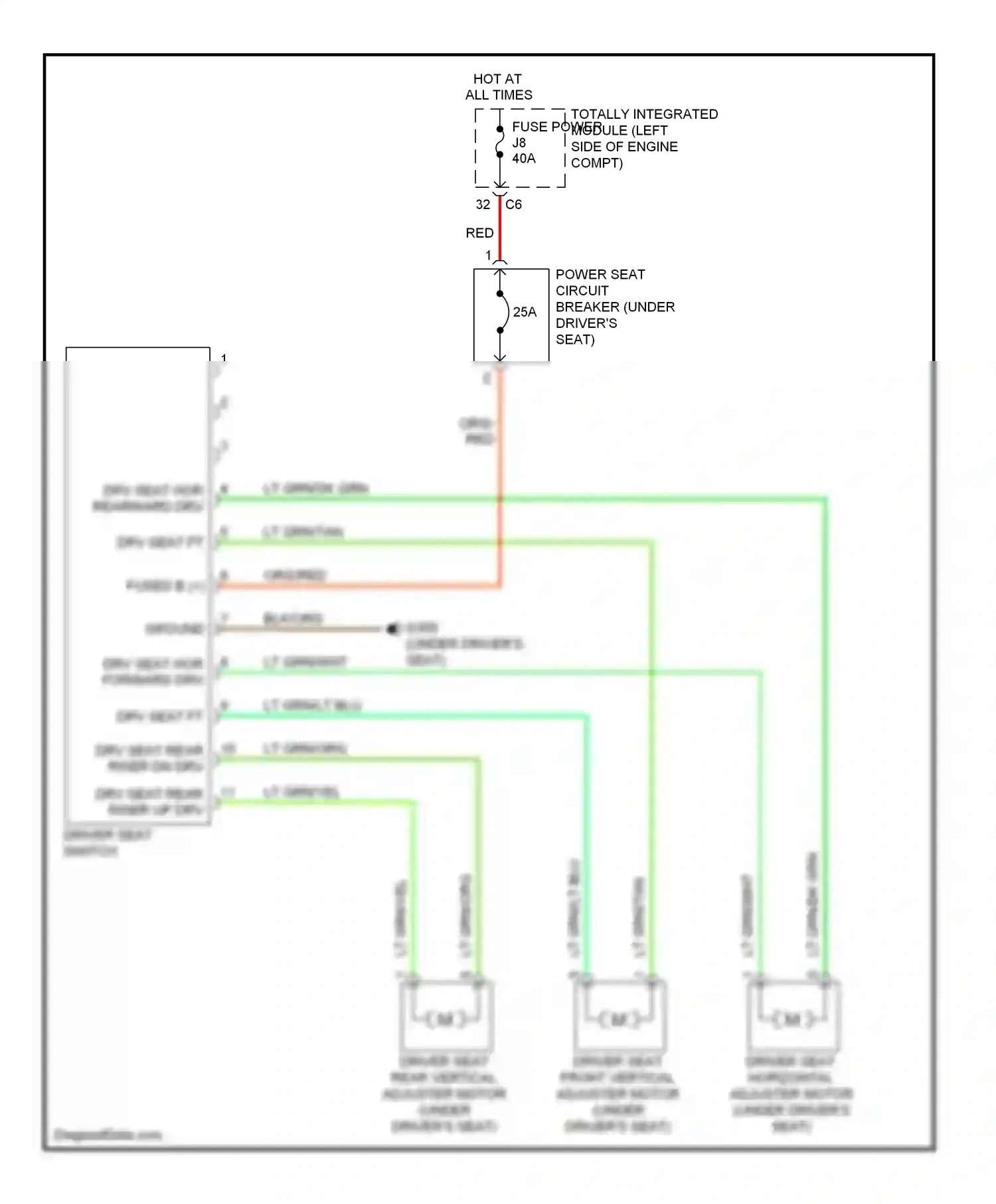 Dodge Nitro I (2006-2011) red wiring diagram  (19 of 30)