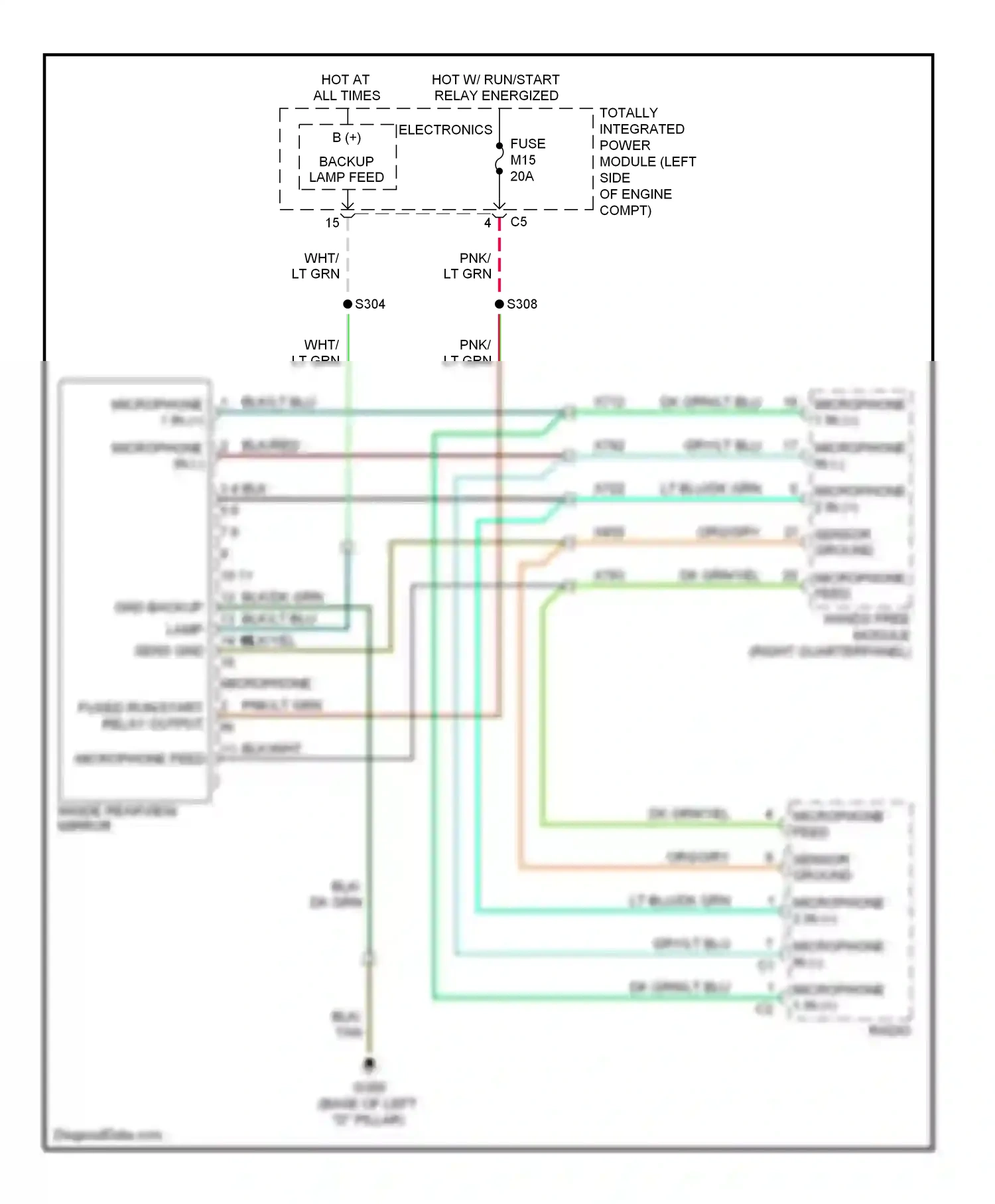 Dodge Nitro I (2006-2011) tan wiring diagram  (1 of 8)