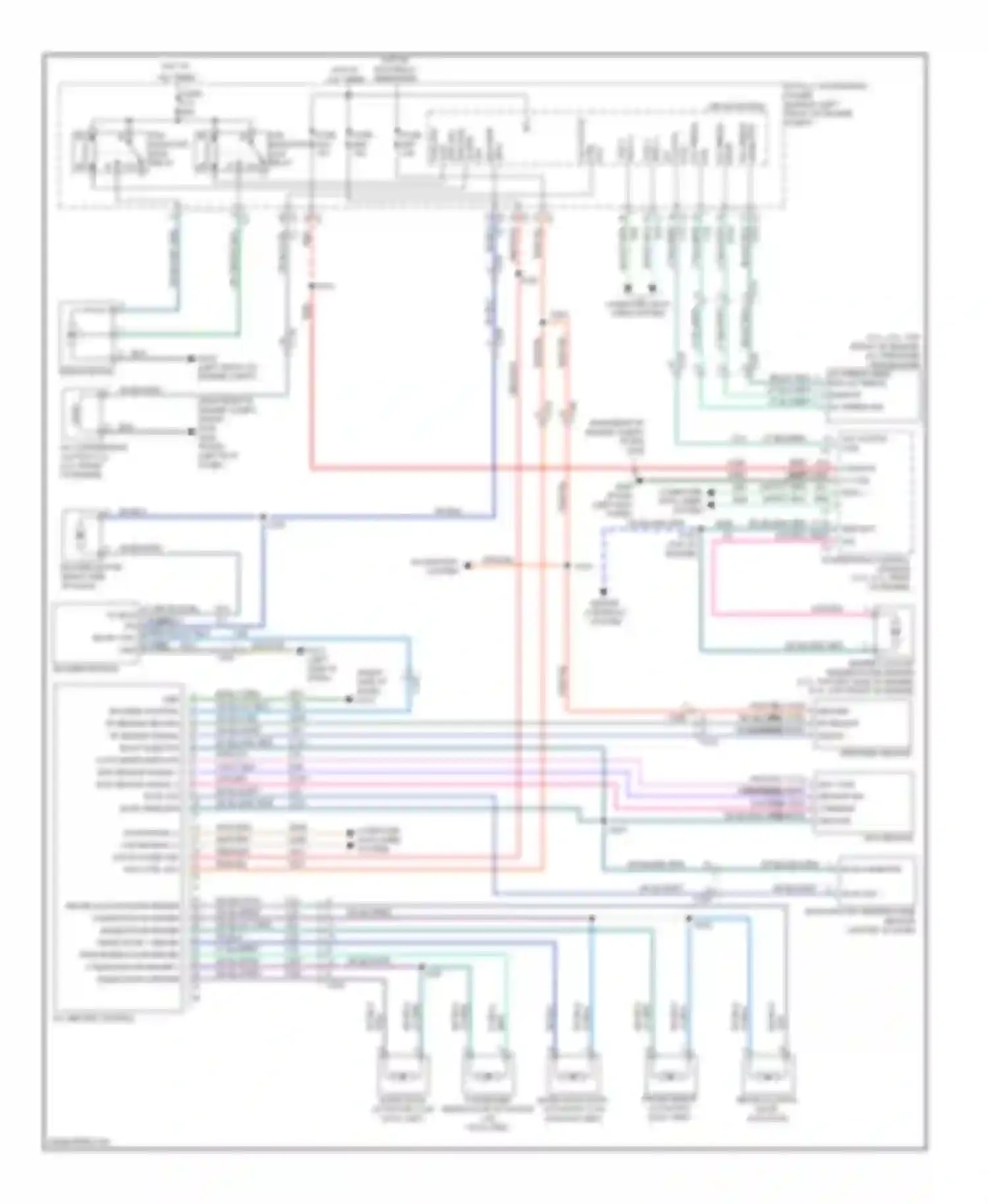 Pickup R1500 Dodge  (1996-2010): Automatic a/c circuit
