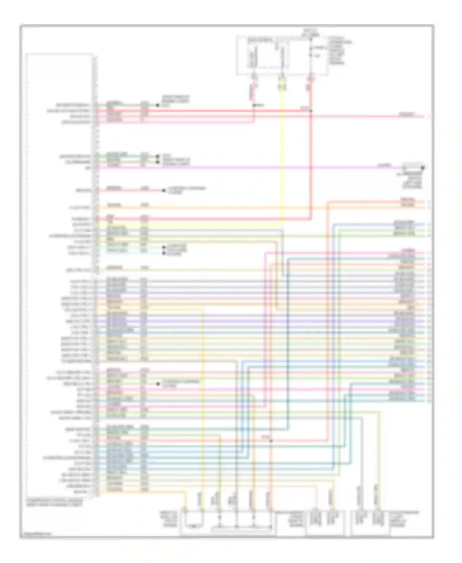 Pickup R1500 Dodge  (1996-2010): Wiring diagram engine performance 3.7l (1 of 4)