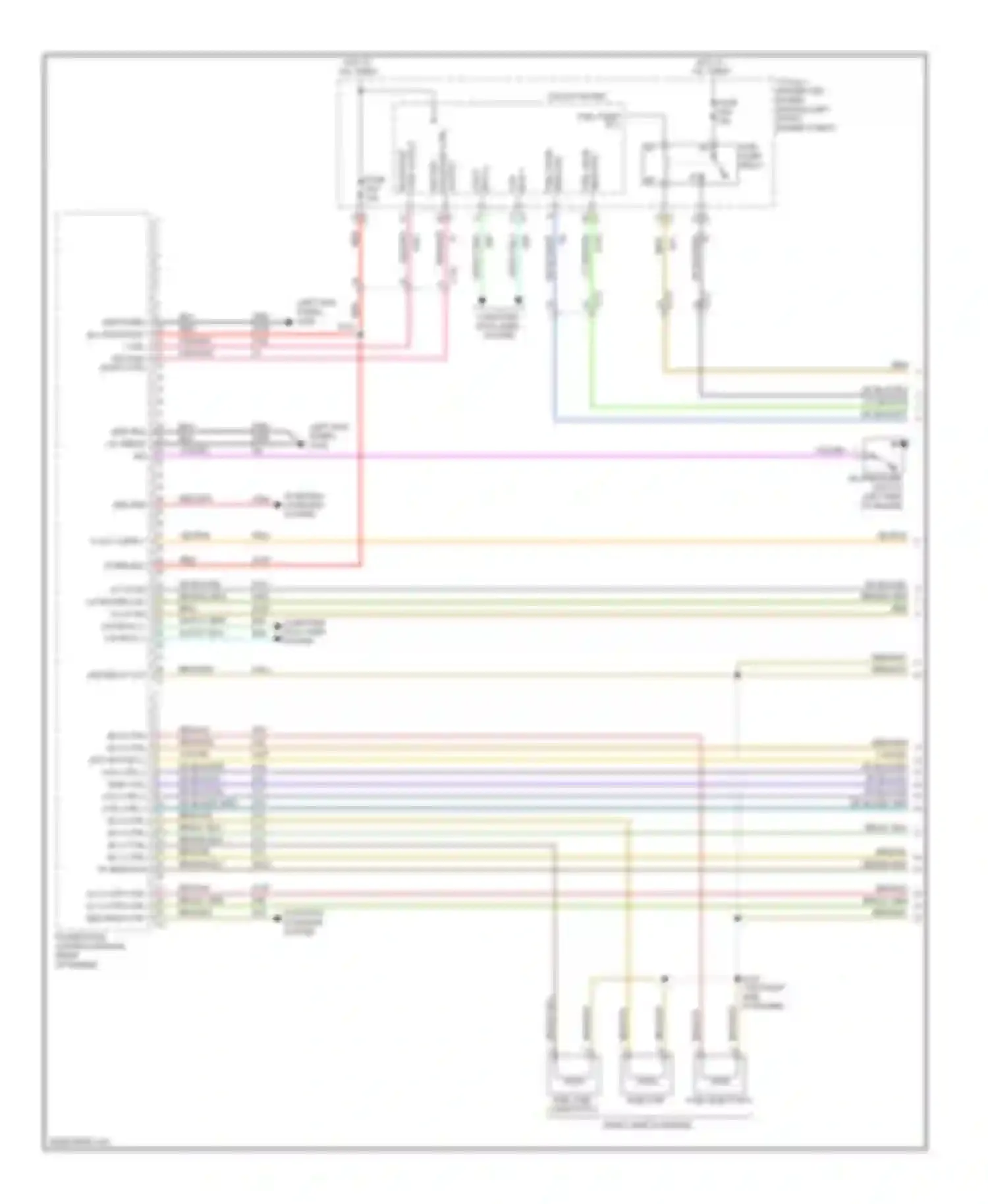 Pickup R1500 Dodge  (1996-2010): Wiring diagram engine performance 3.7l (1 of 5)
