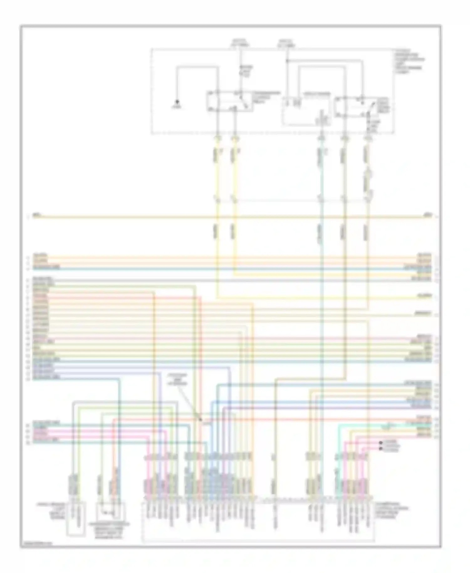 Pickup R1500 Dodge  (1996-2010): Wiring diagram engine performance 3.7l (3 of 5)