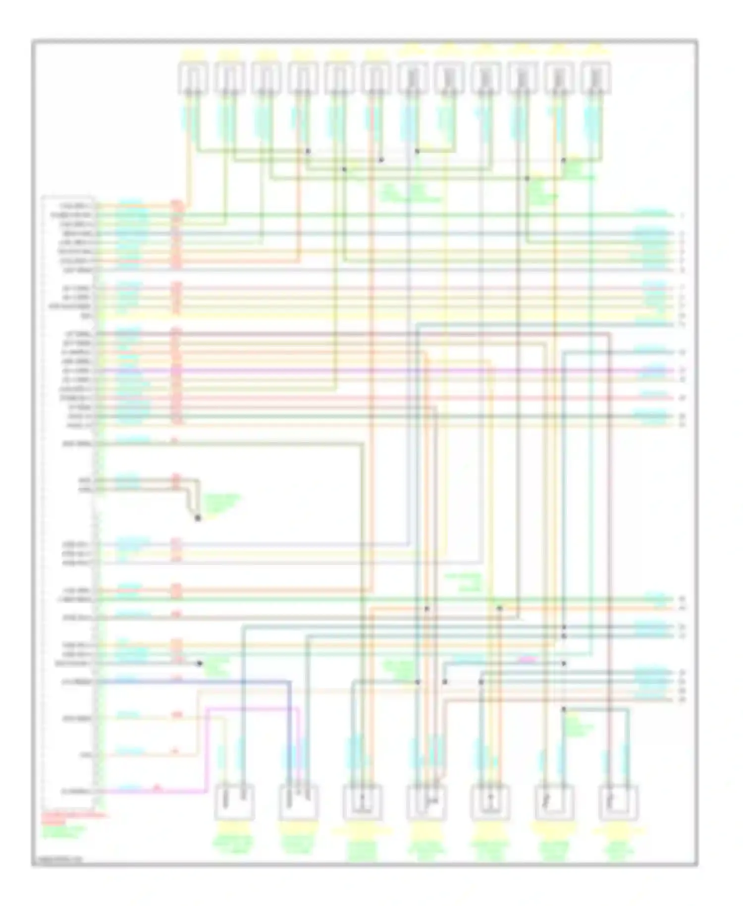 Pickup R1500 Dodge  (1996-2010): Wiring diagram engine performance 3.7ls (1 of 4)