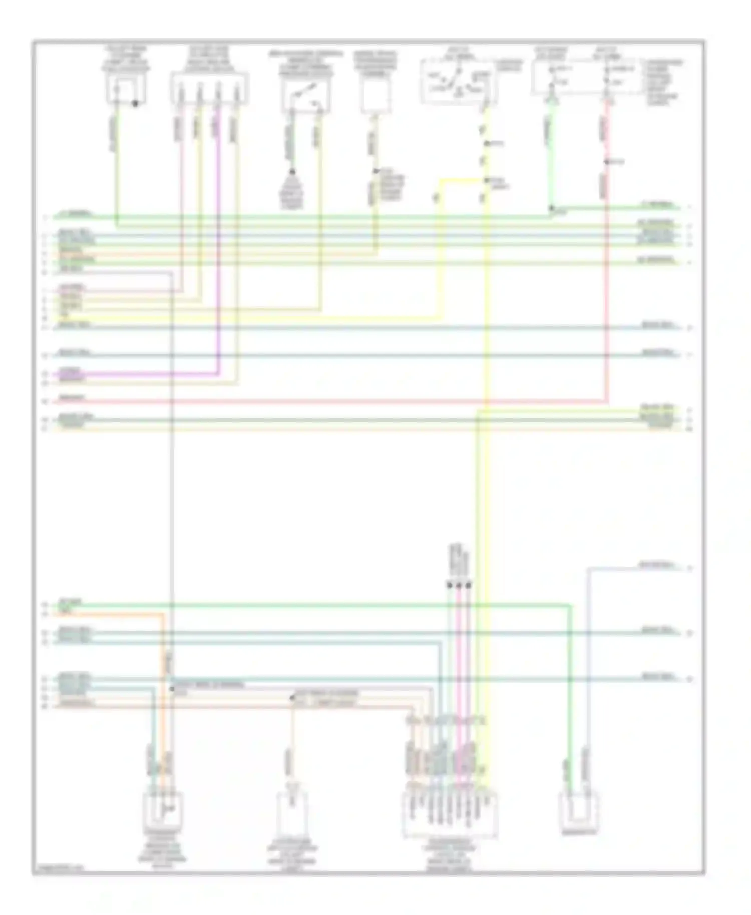 Pickup R1500 Dodge  (1996-2010): Wiring diagram engine performance 3.7ls (2 of 4)