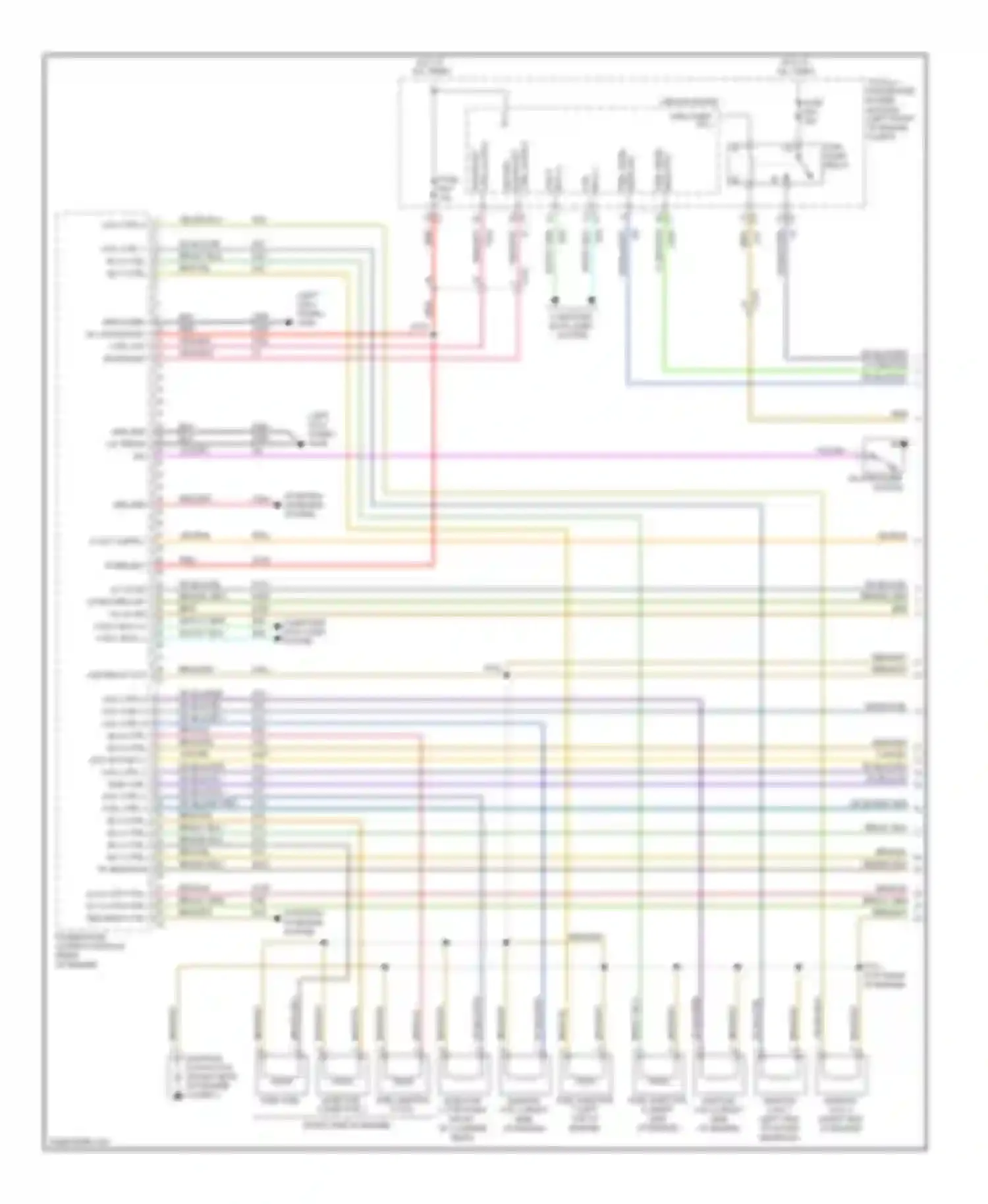 Pickup R1500 Dodge  (1996-2010): Wiring diagram engine performance 4.7l flex fuel (1 of 5)