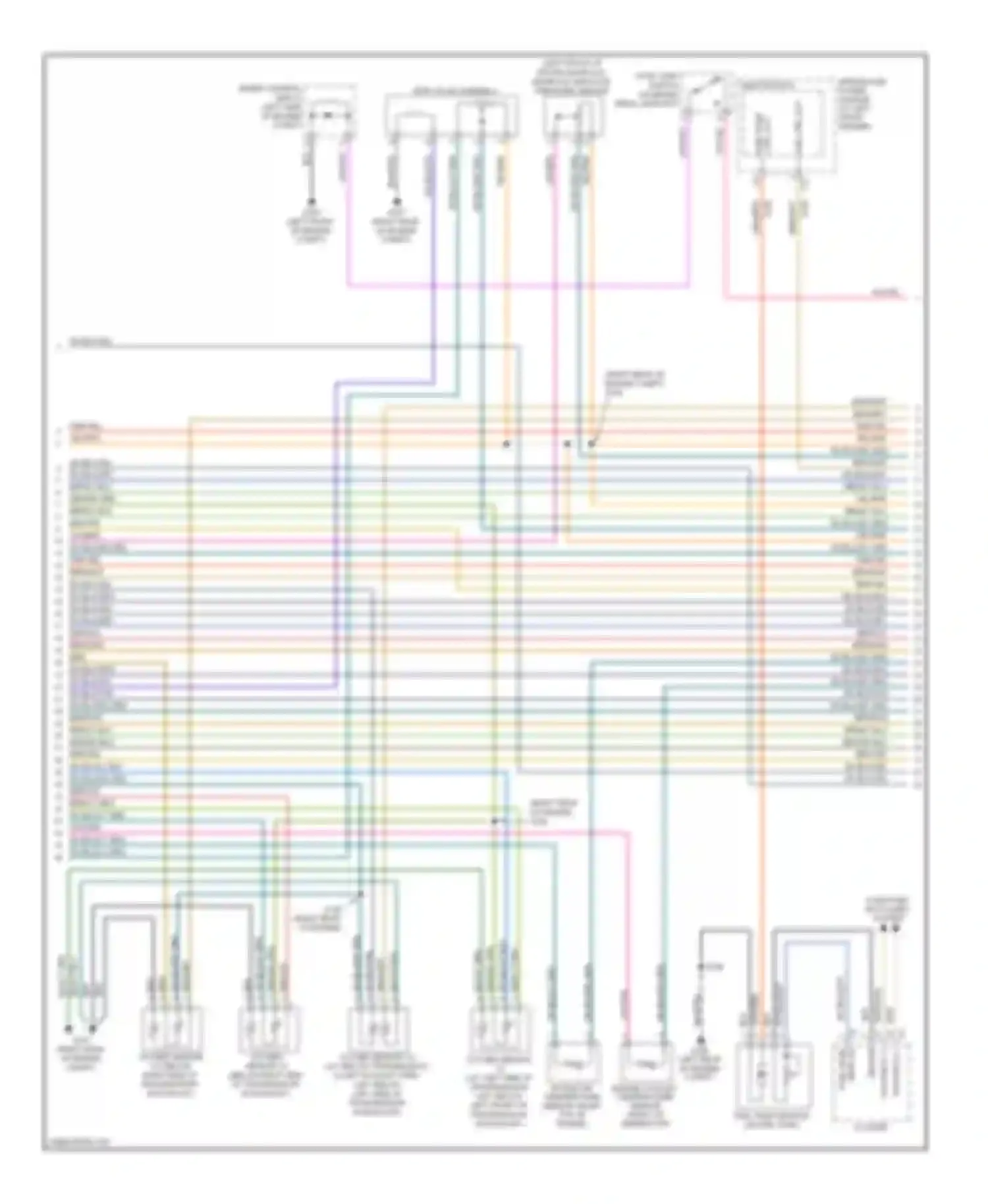 Pickup R1500 Dodge  (1996-2010): Wiring diagram engine performance 4.7l (2 of 5)