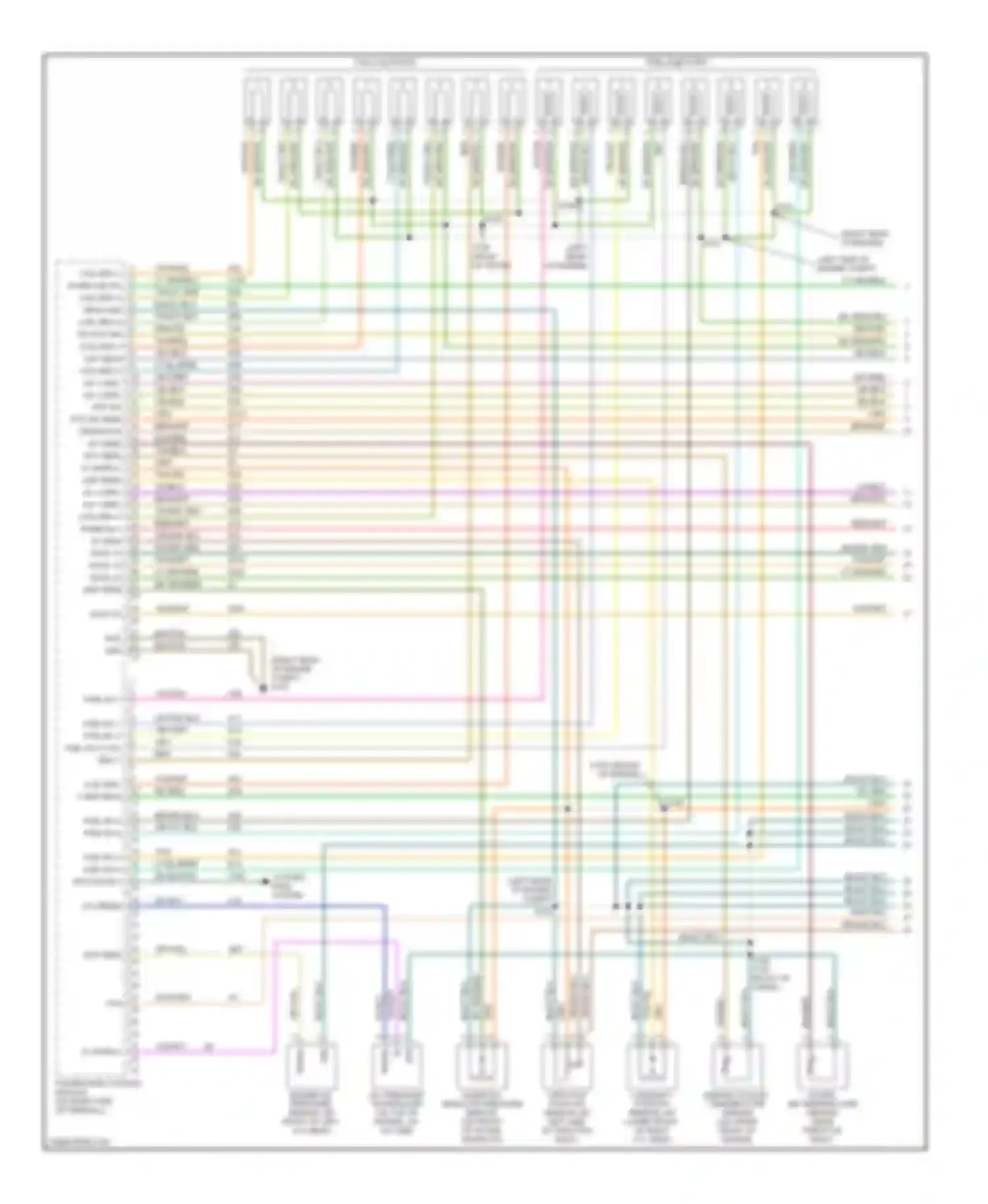 Pickup R1500 Dodge  (1996-2010): Wiring diagram engine performance 4.7ls (1 of 4)