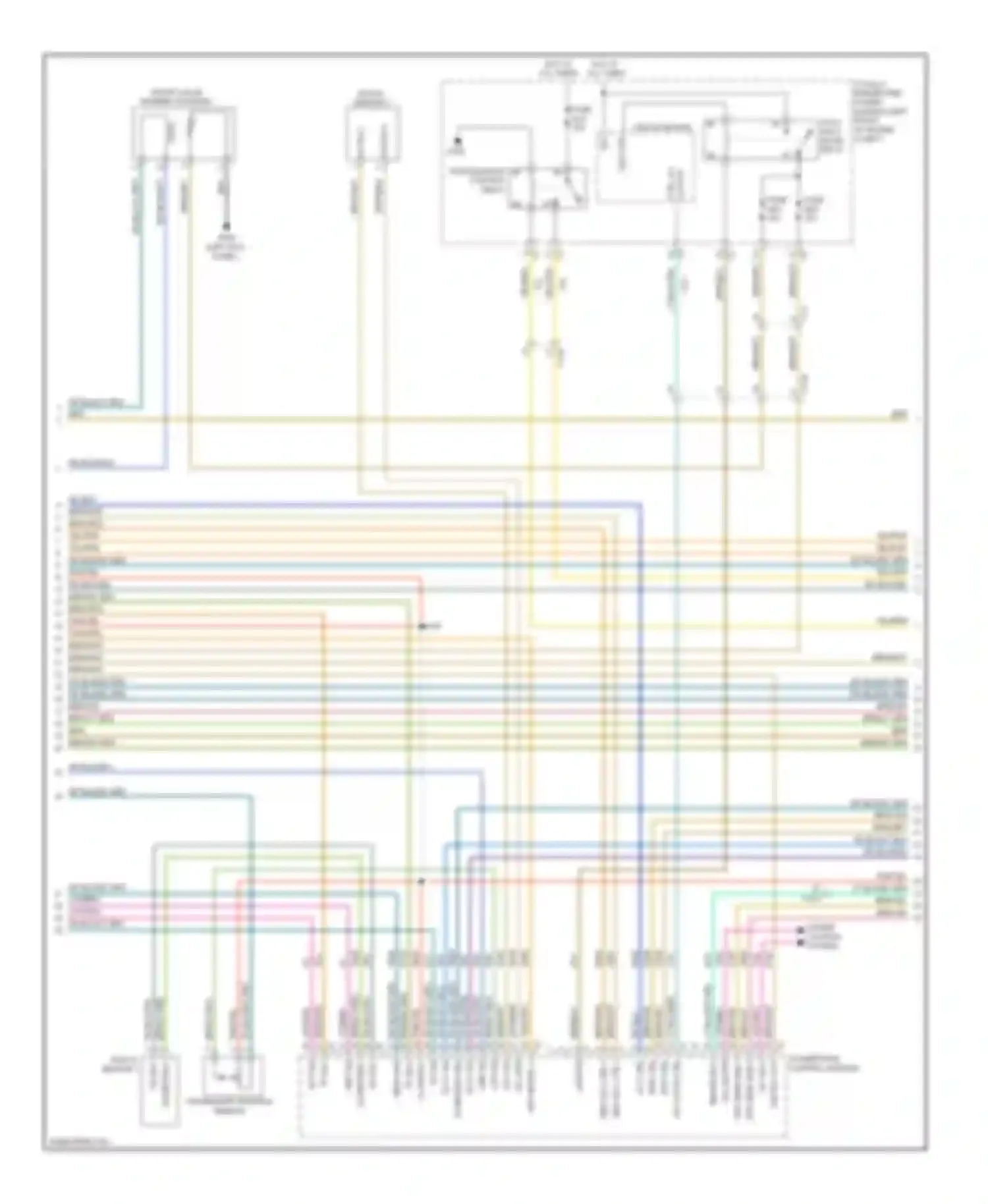 Pickup R1500 Dodge  (1996-2010): Wiring diagram engine performance 5.7l (3 of 5)