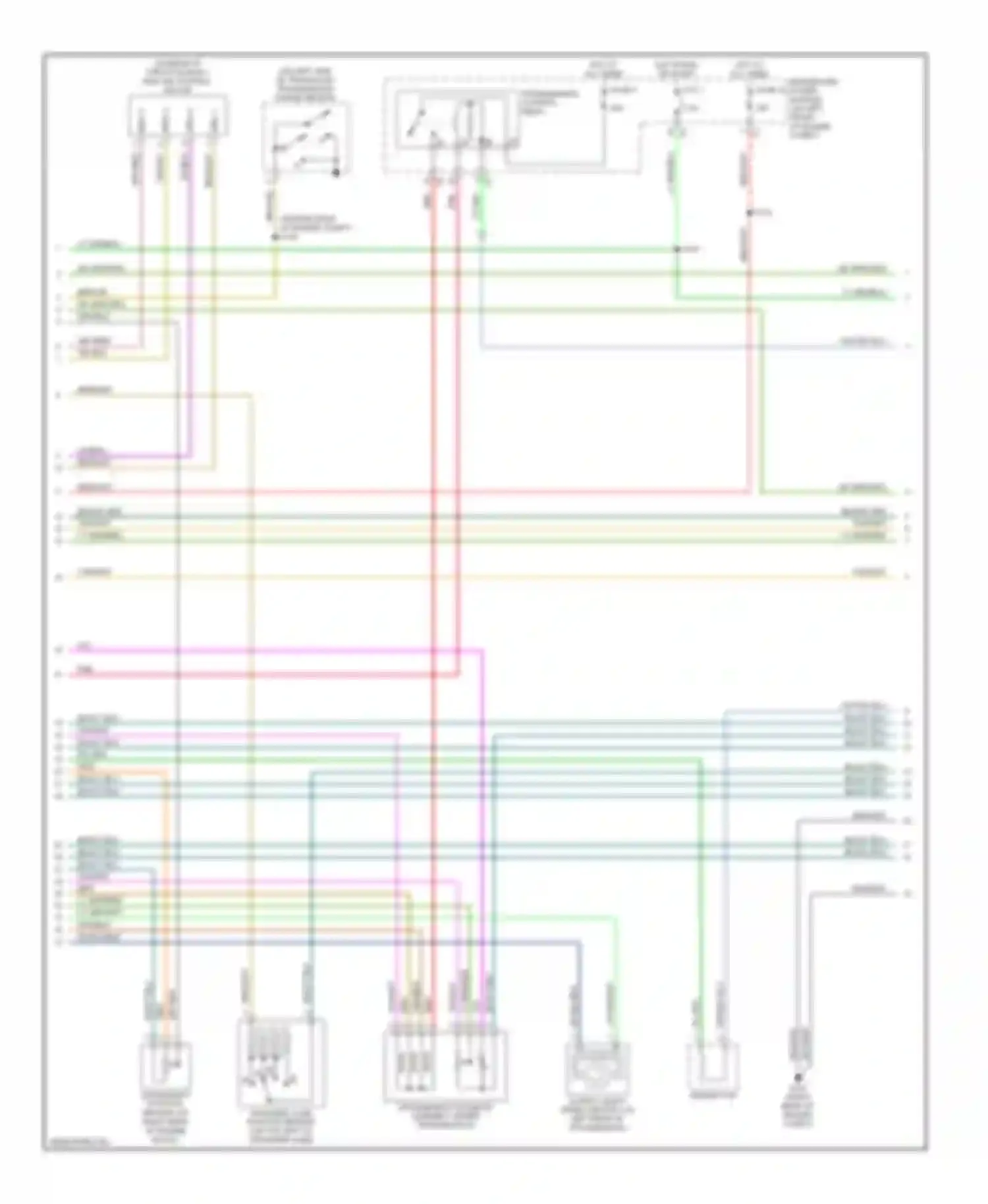 Pickup R1500 Dodge  (1996-2010): Wiring diagram engine performance 5.9ls (2 of 4)