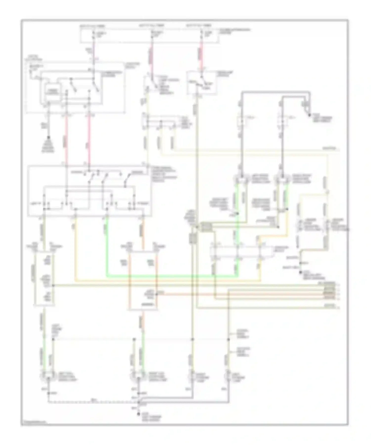 Pickup R1500 Dodge  (1996-2010): Exterior lamps & trailer connector circuit (1 of 2)