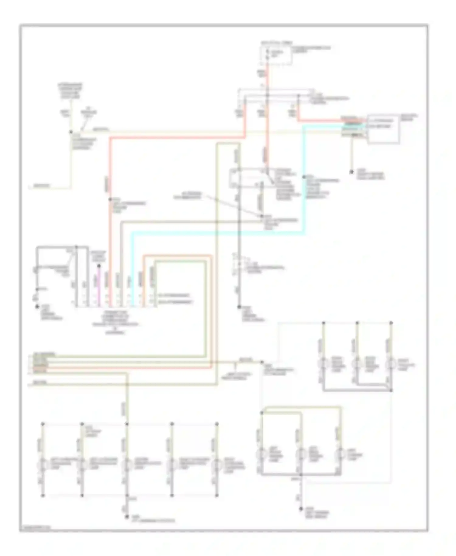 Pickup R1500 Dodge  (1996-2010): Exterior lamps & trailer connector circuit (2 of 2)