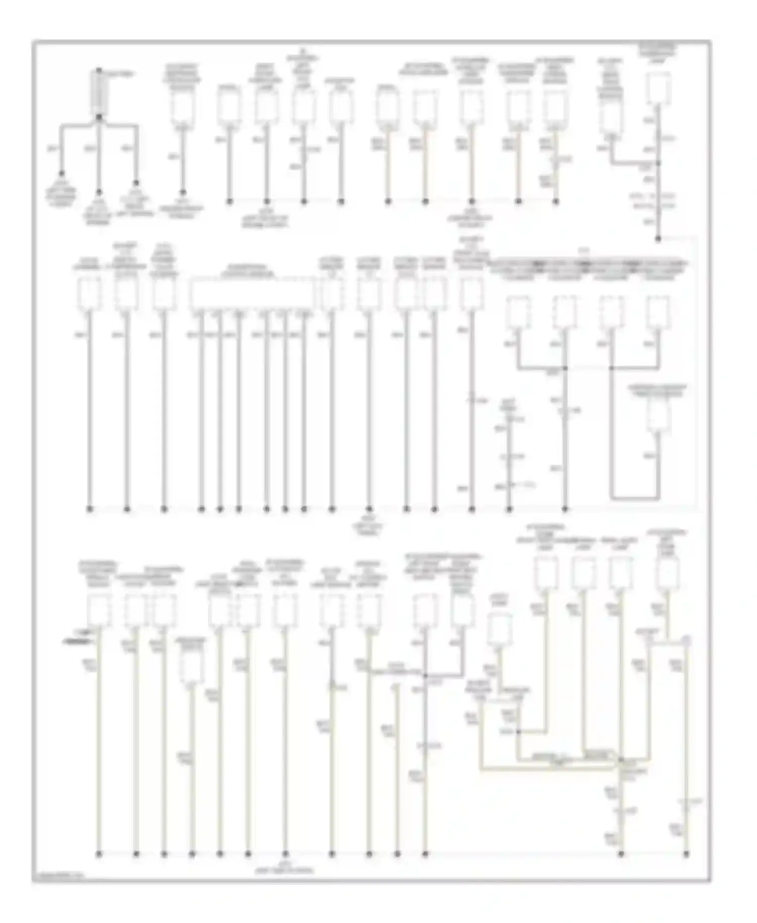 Pickup R1500 Dodge  (1996-2010): Ground distribution circuit (1 of 3)