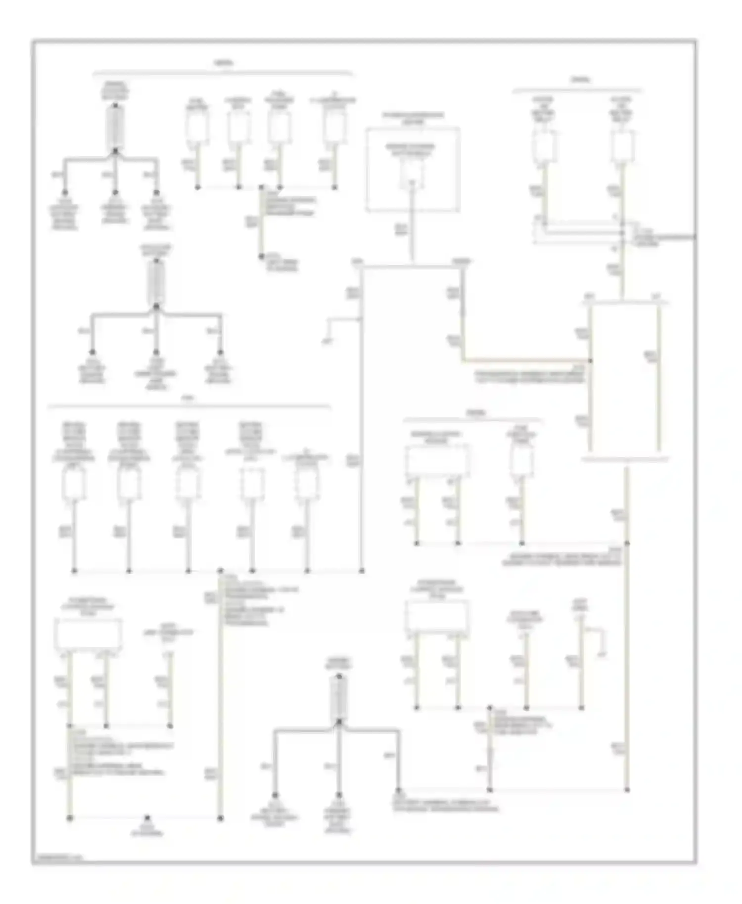 Pickup R1500 Dodge  (1996-2010): Ground distribution circuit (1 of 4)