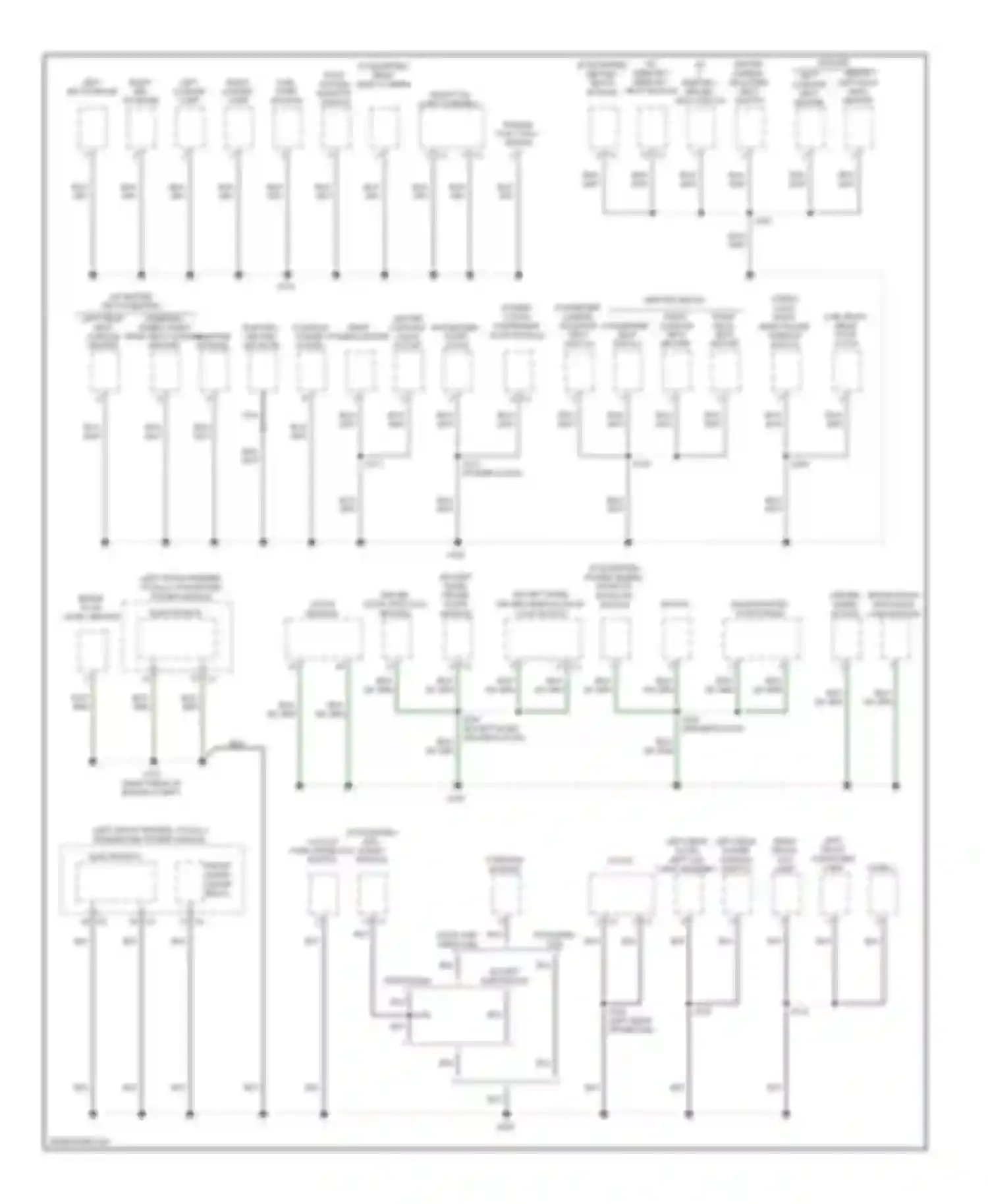 Pickup R1500 Dodge  (1996-2010): Ground distribution circuit (2 of 2)