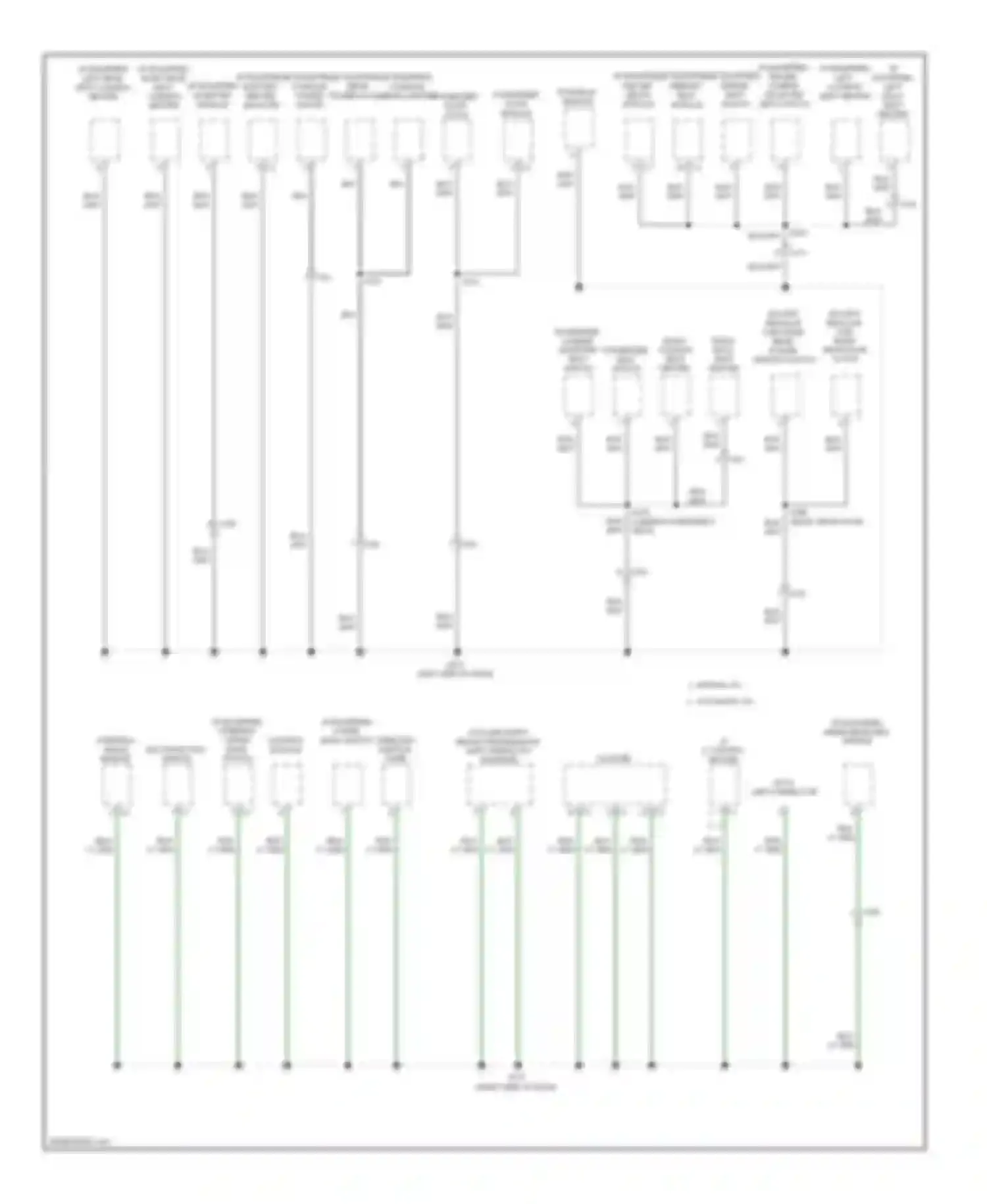 Pickup R1500 Dodge  (1996-2010): Ground distribution circuit (2 of 3)