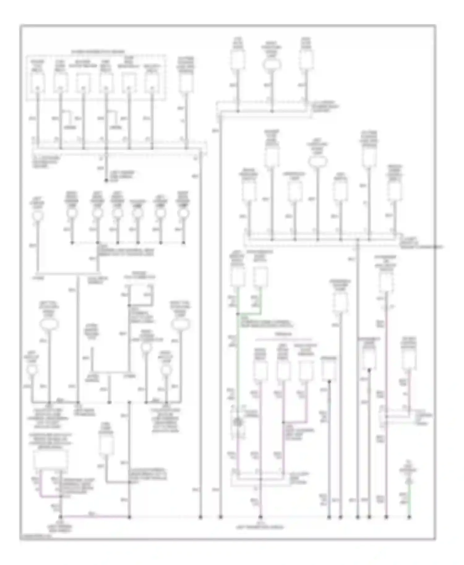 Pickup R1500 Dodge  (1996-2010): Ground distribution circuit (2 of 4)