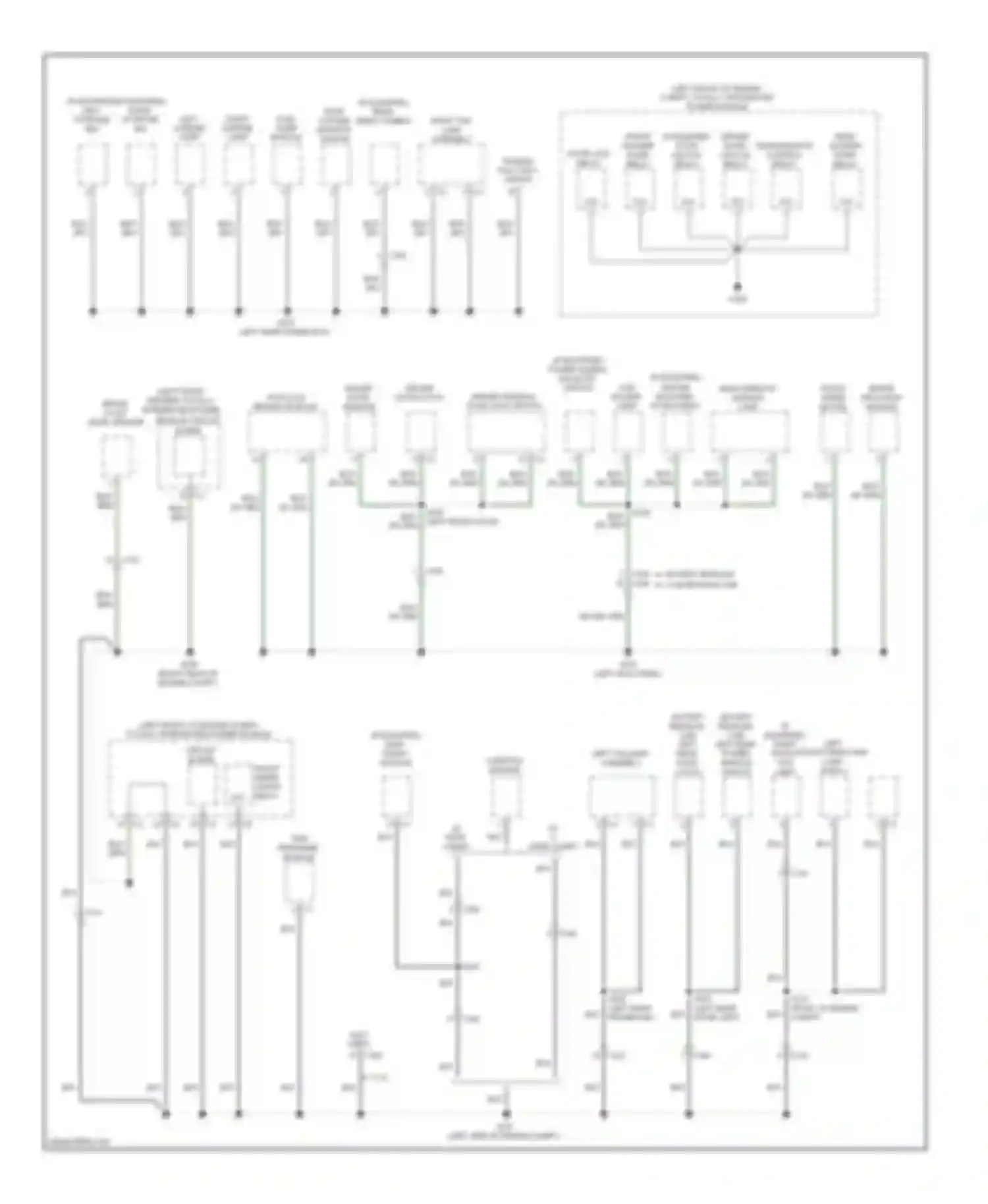 Pickup R1500 Dodge  (1996-2010): Ground distribution circuit (3 of 3)