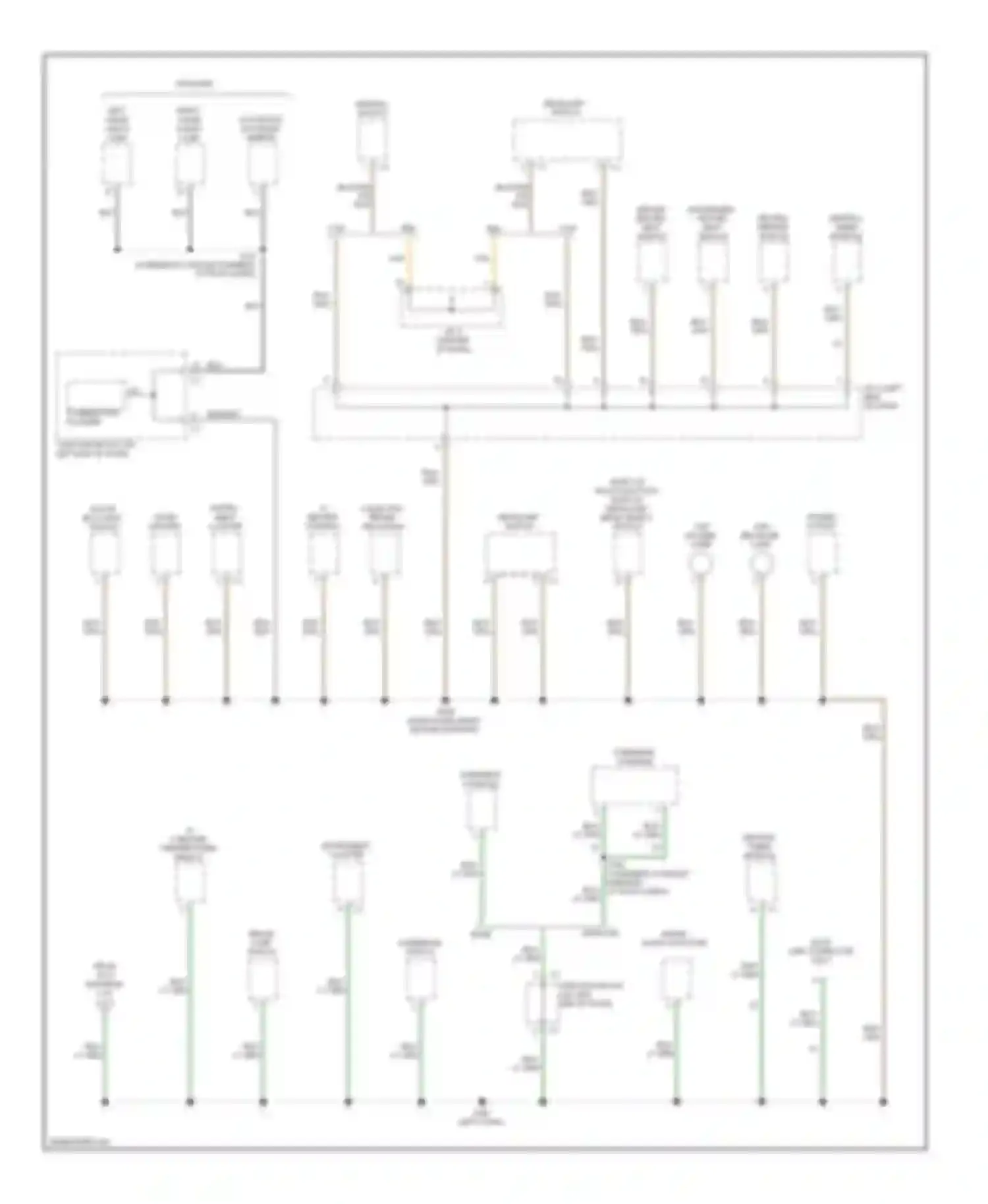 Pickup R1500 Dodge  (1996-2010): Ground distribution circuit (3 of 4)