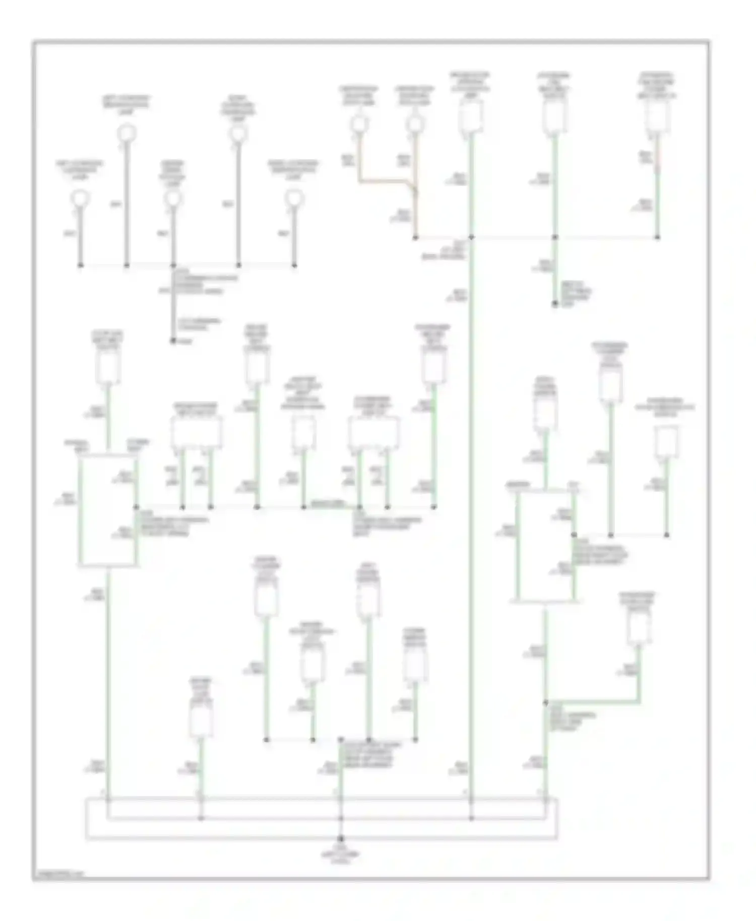 Pickup R1500 Dodge  (1996-2010): Ground distribution circuit (4 of 4)