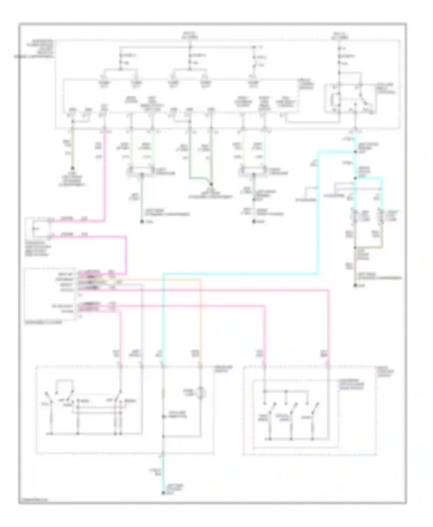 Pickup R1500 Dodge  (1996-2010): Headlight circuit