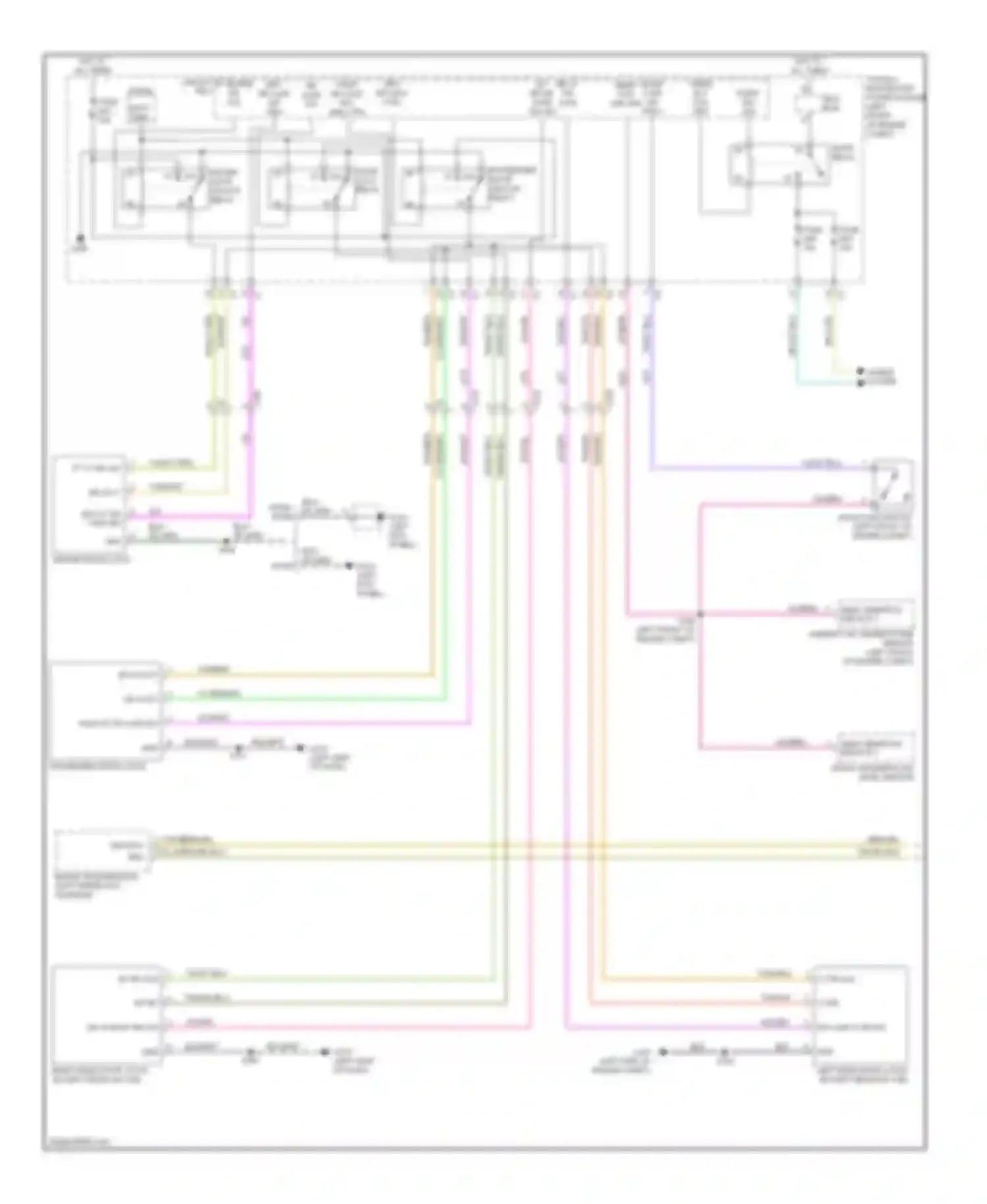 Pickup R1500 Dodge  (1996-2010): Power door locks circuit (1 of 2)