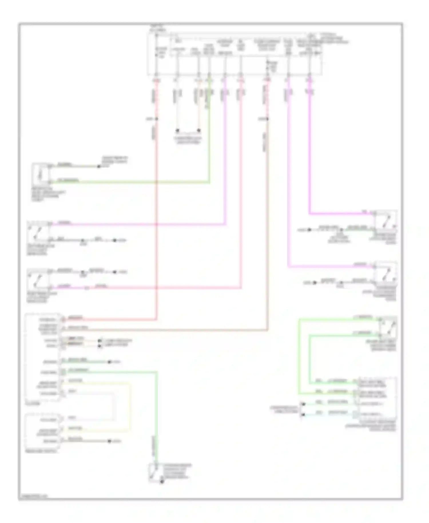 Pickup R1500 Dodge  (1996-2010): Warning systems circuit