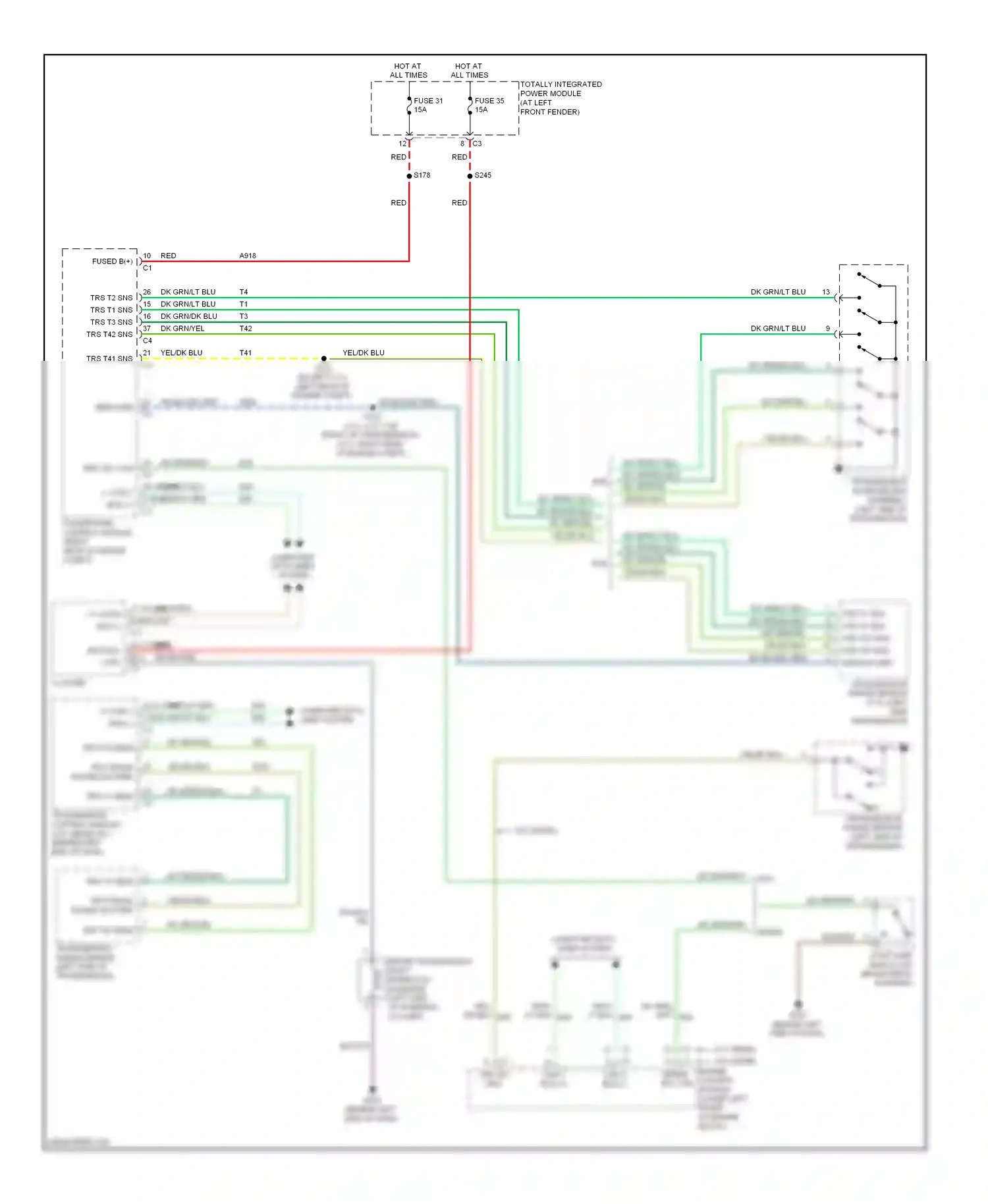 Dodge Pickup R1500  (1996-2010) computer data lines system wiring diagram  (38 of 93)