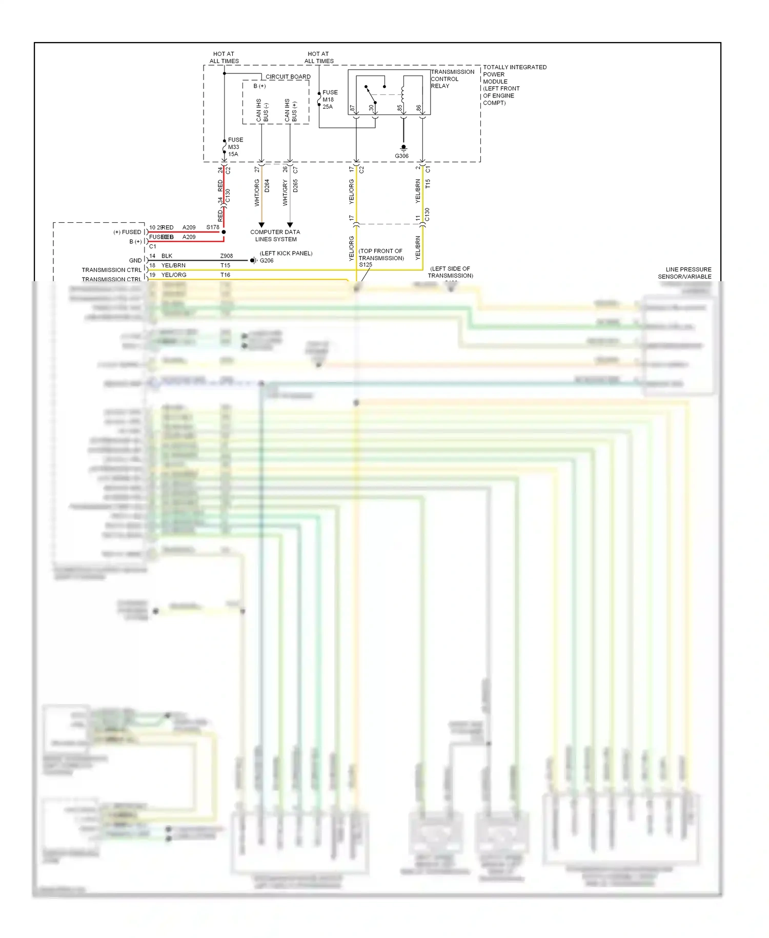 Dodge Pickup R1500  (1996-2010) computer data lines system wiring diagram  (41 of 93)