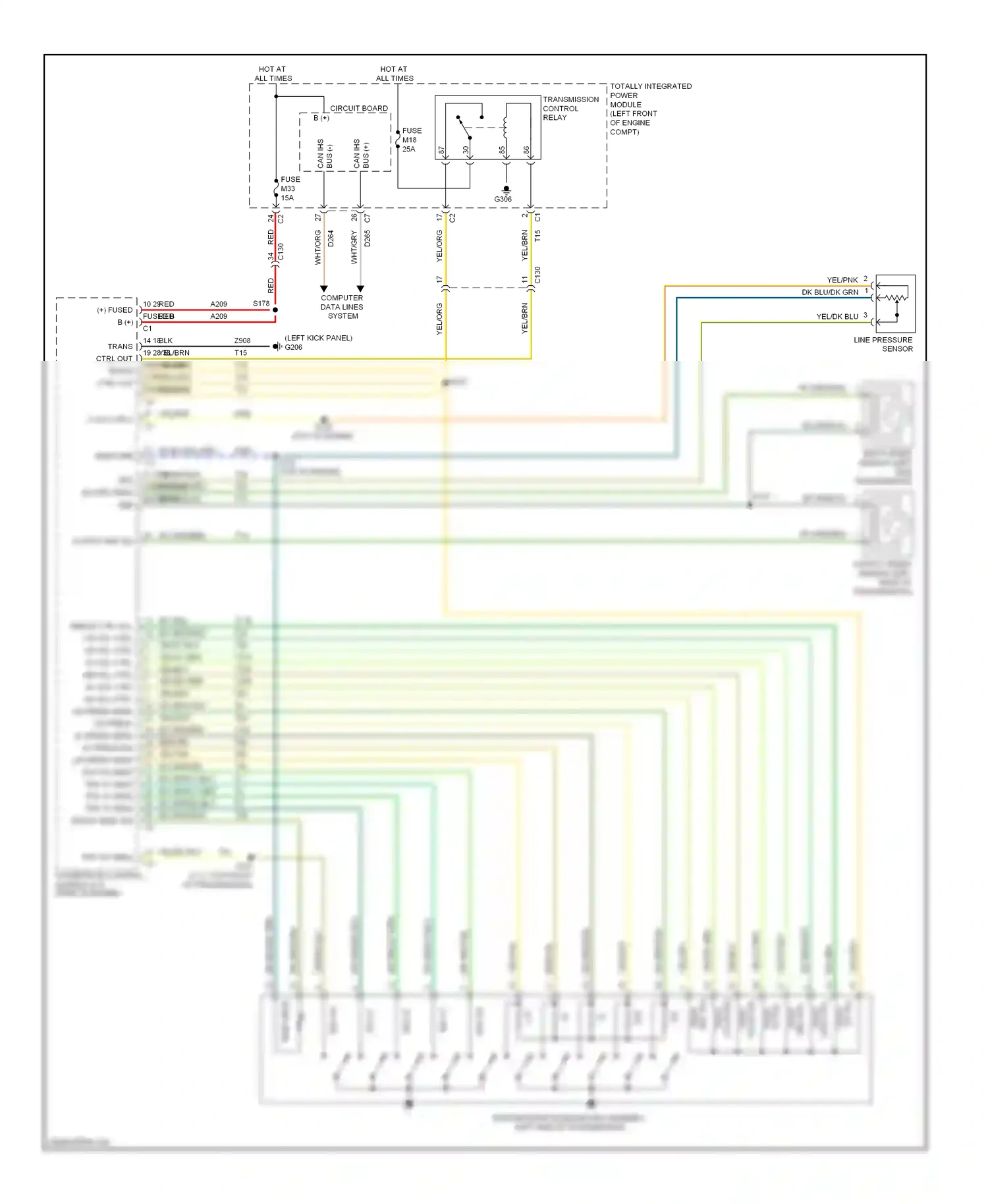 Dodge Pickup R1500  (1996-2010) computer data lines system wiring diagram  (51 of 93)
