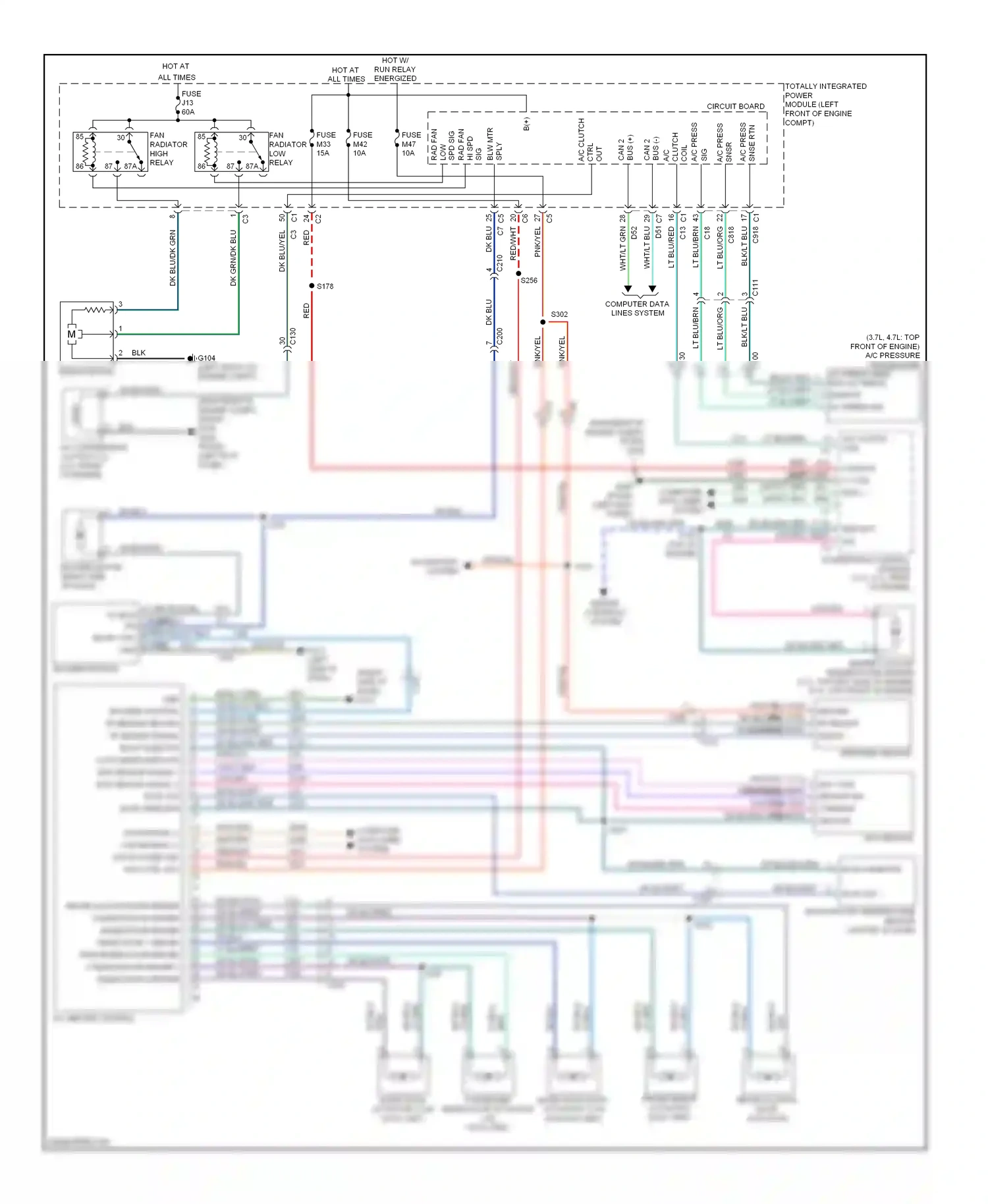 Dodge Pickup R1500  (1996-2010) computer data lines system wiring diagram  (61 of 93)