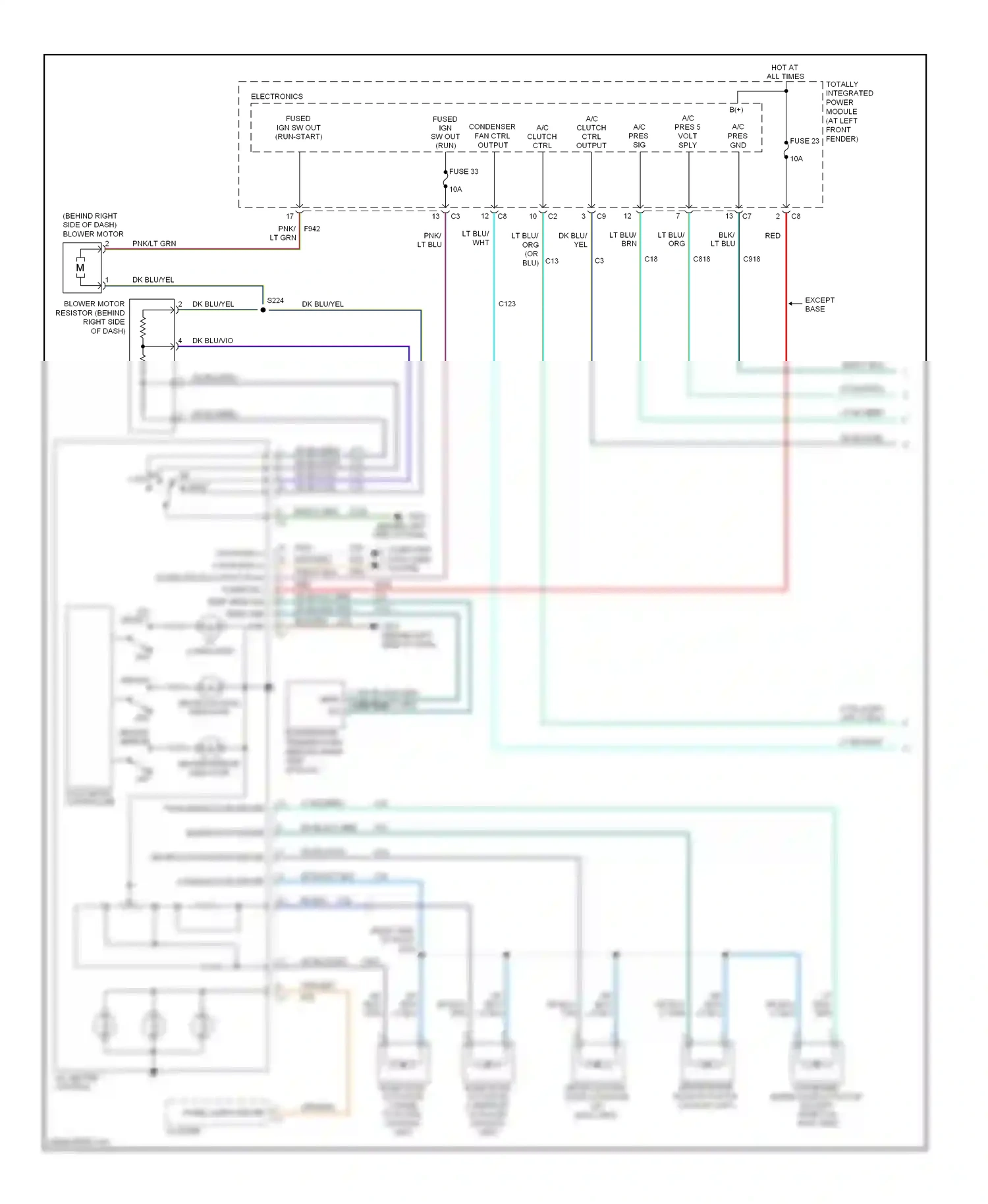 Dodge Pickup R1500  (1996-2010) computer data lines system wiring diagram  (34 of 93)