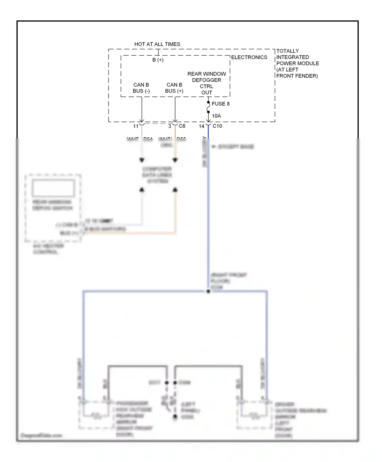 Dodge Pickup R1500  (1996-2010) computer data lines system wiring diagram  (15 of 93)