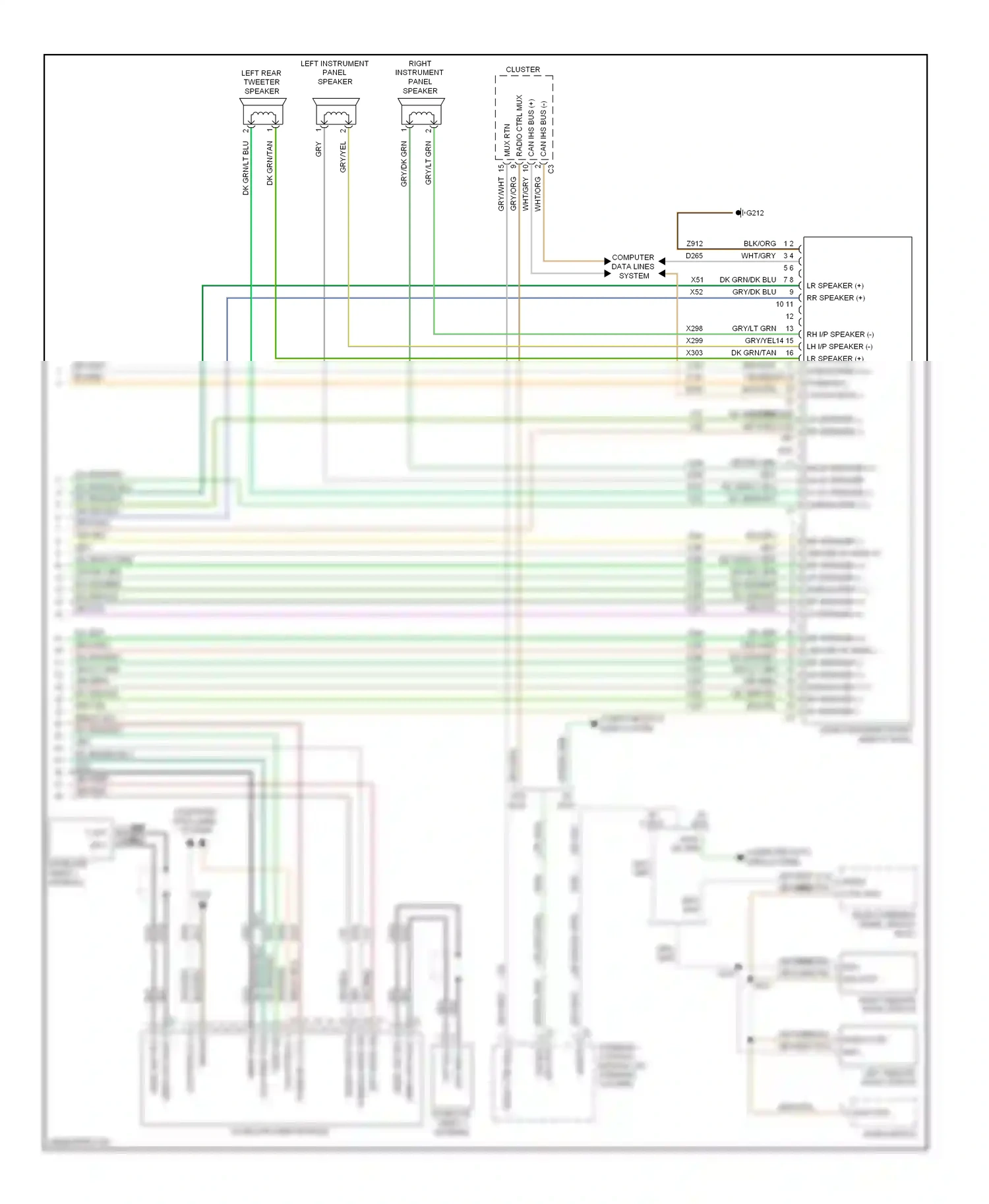 Dodge Pickup R1500  (1996-2010) computer data lines system wiring diagram  (78 of 93)