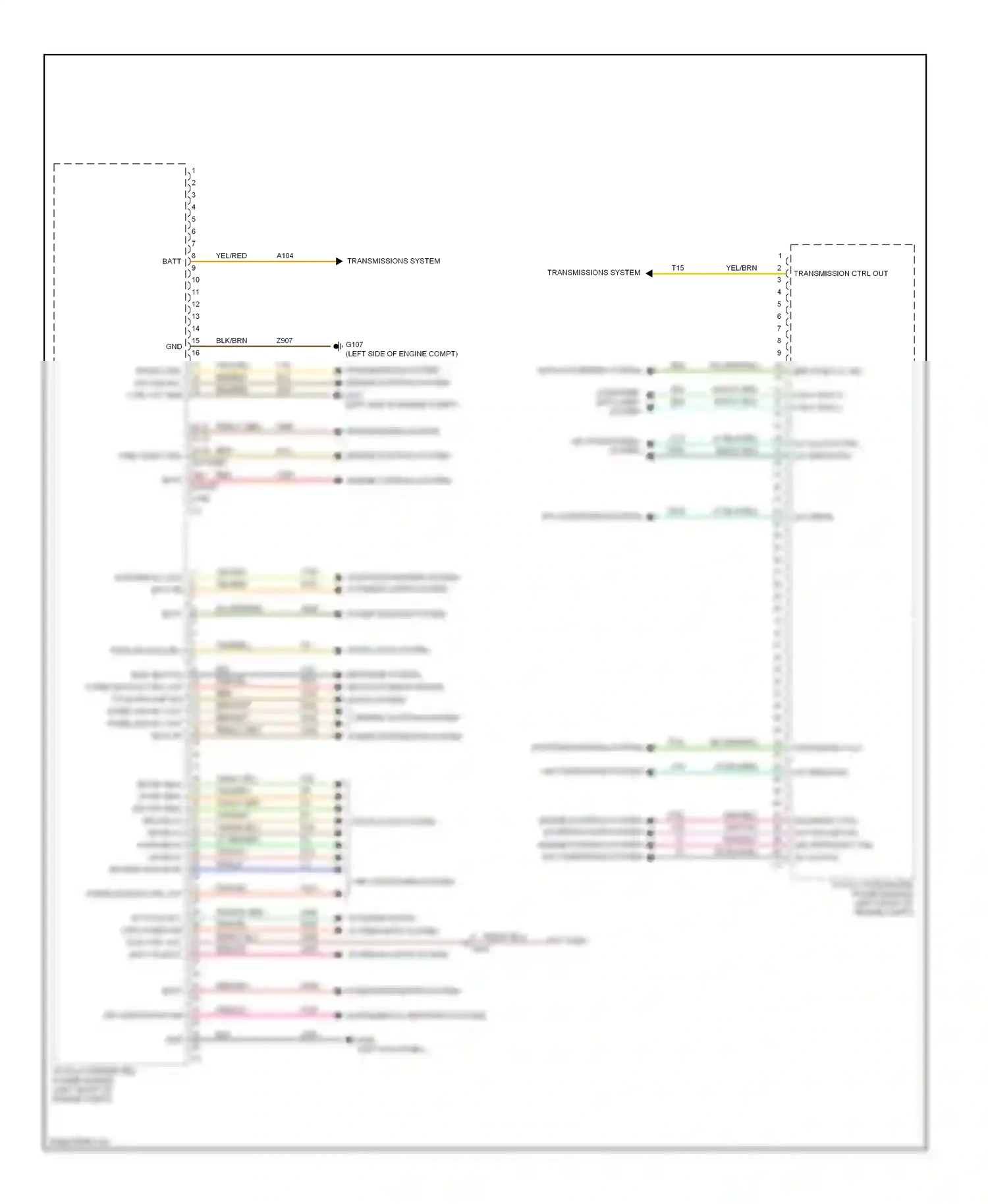 Dodge Pickup R1500  (1996-2010) computer data lines system wiring diagram  (56 of 93)