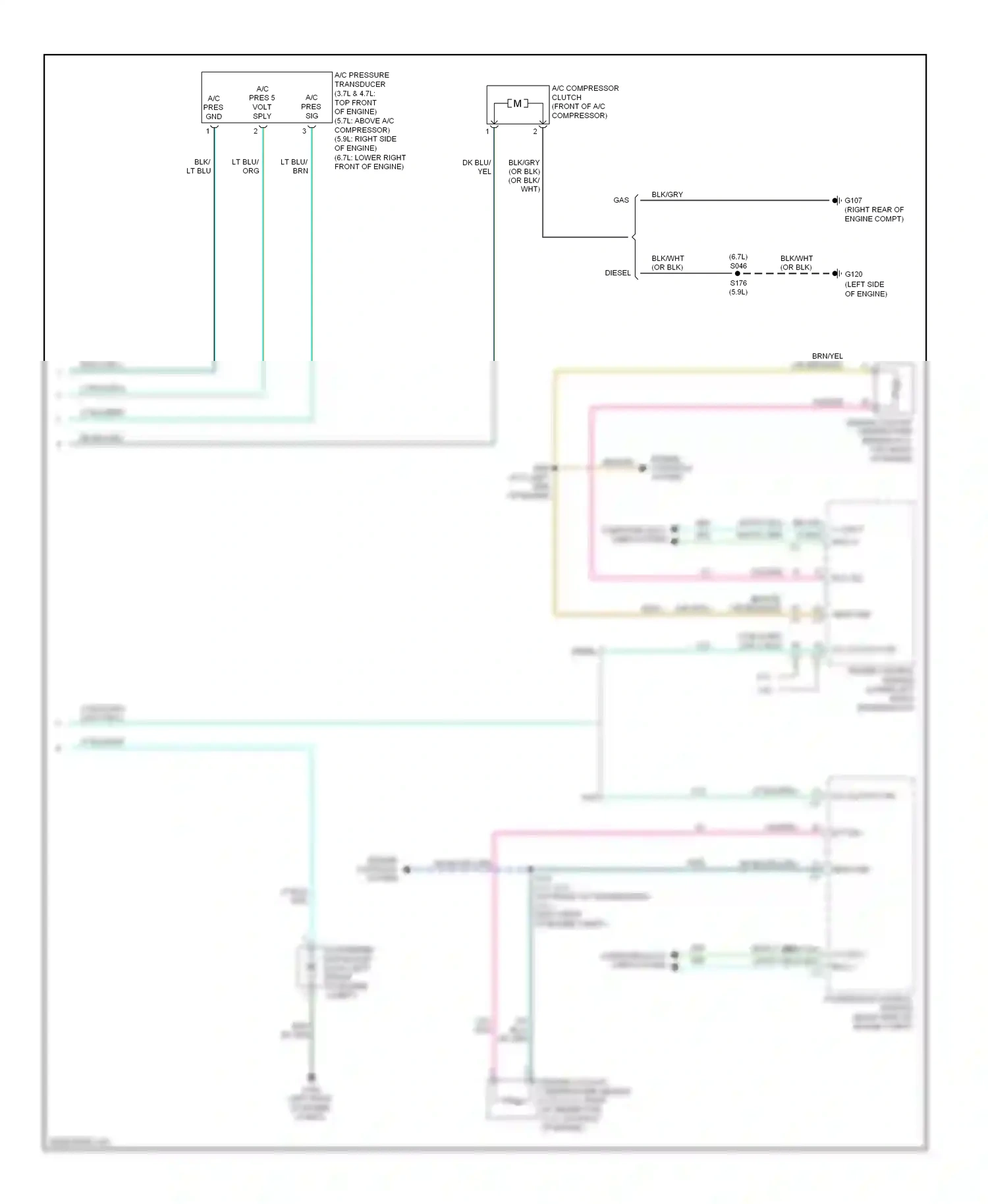 Dodge Pickup R1500  (1996-2010) computer data lines system wiring diagram  (35 of 93)