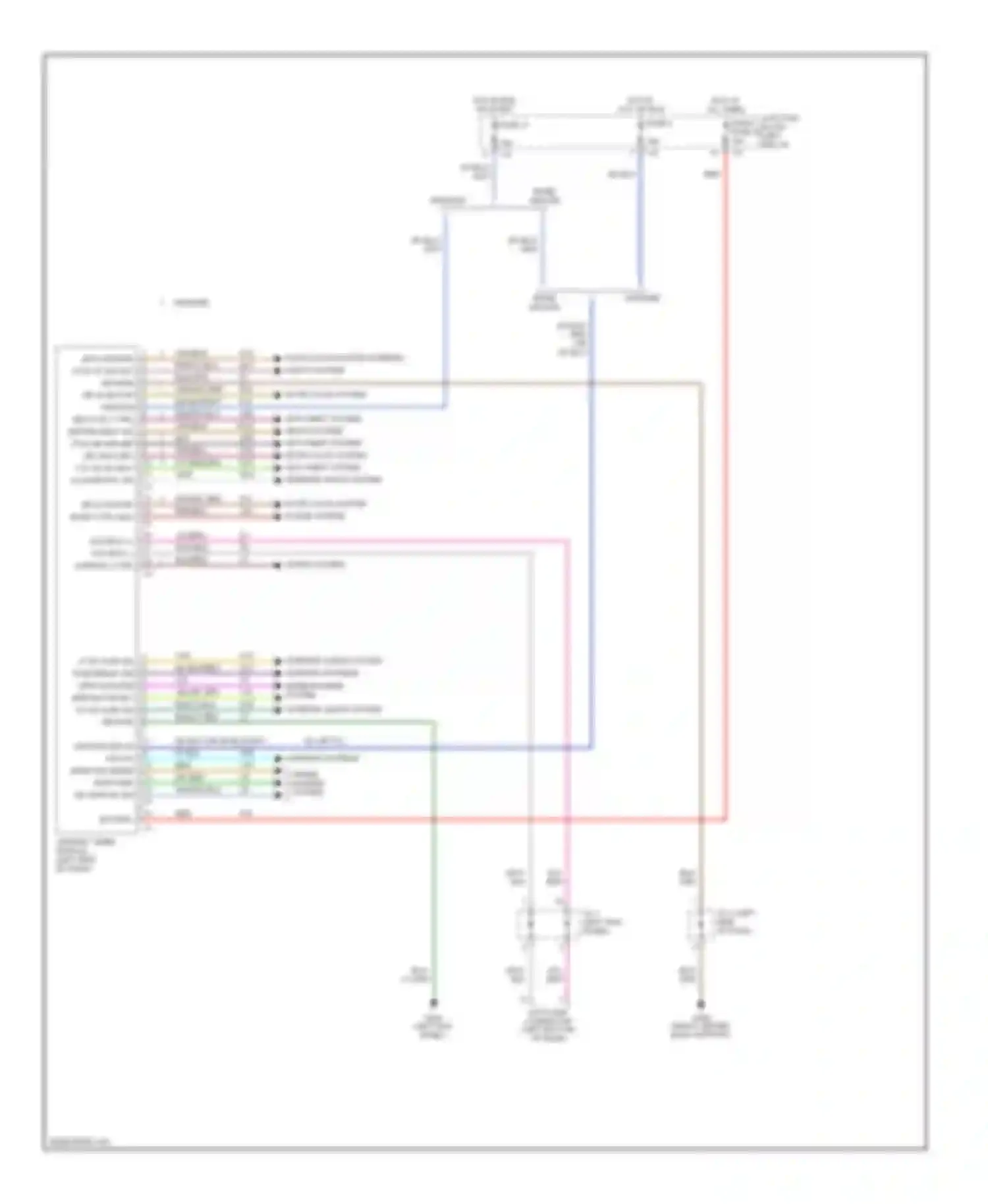 Pickup R2500 Dodge  (1996-2010): Central timer module circuit