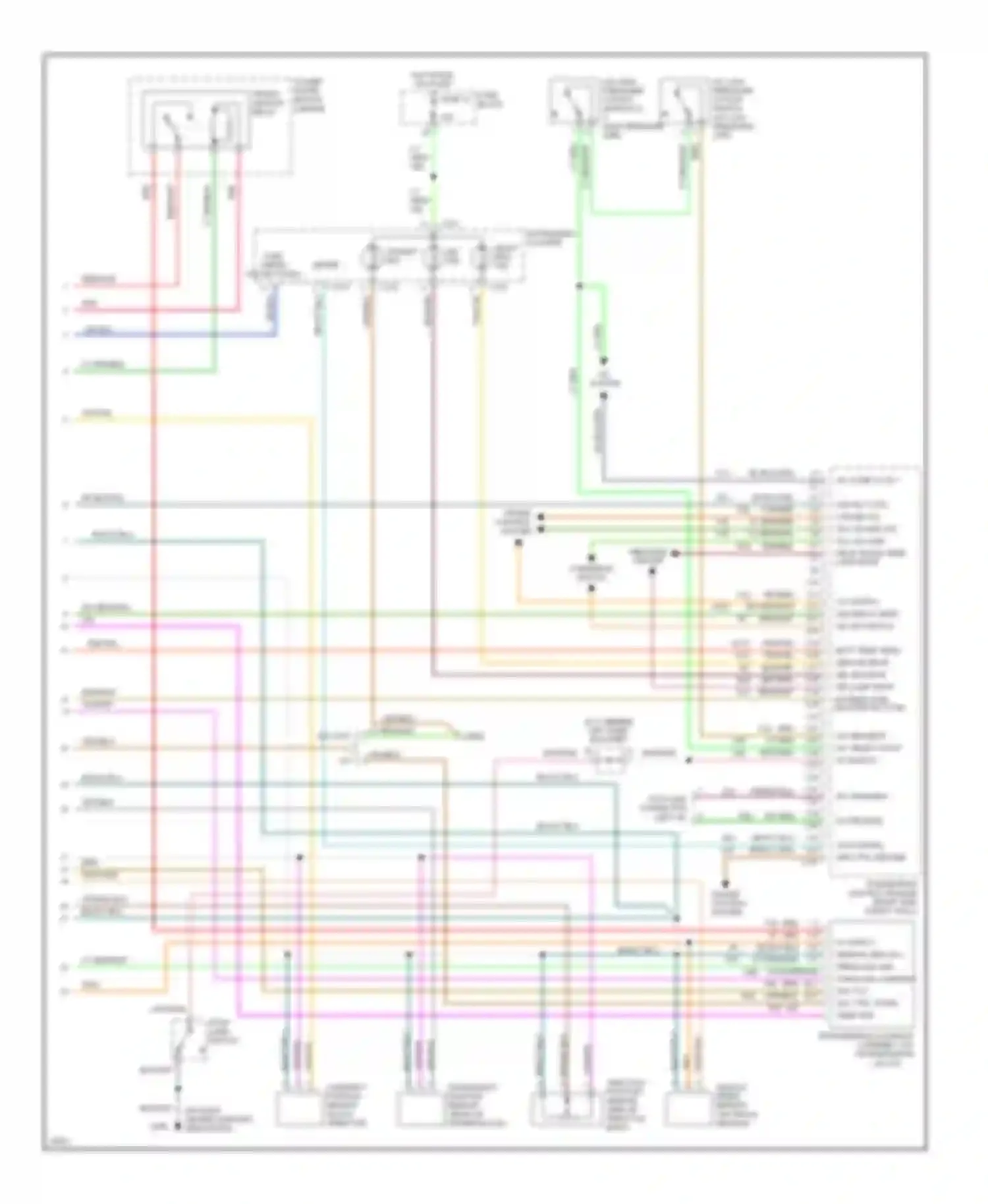 Pickup R2500 Dodge  (1996-2010): Wiring diagram engine performance 5.2l cngs (3 of 3)
